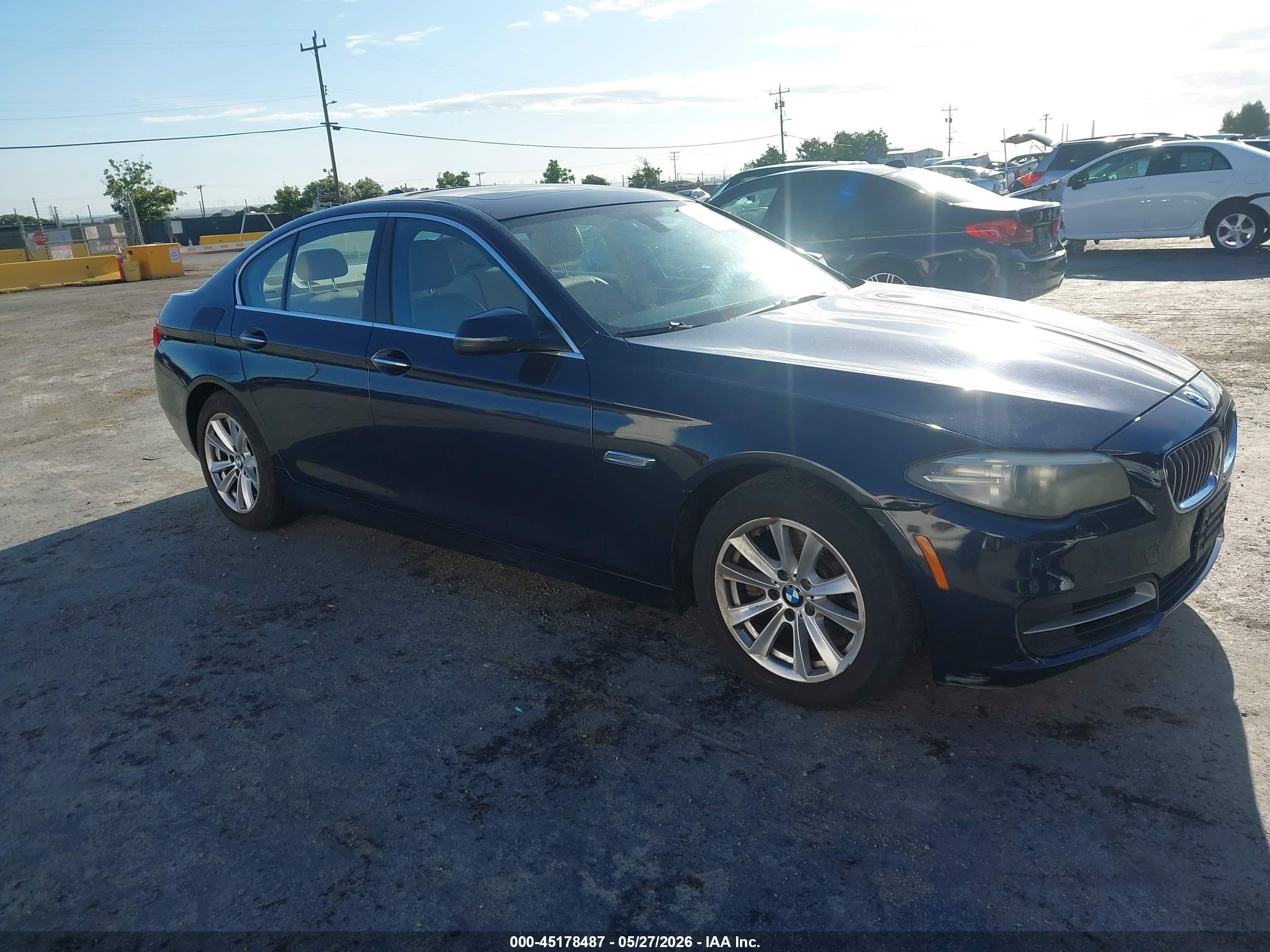 2014 Bmw 528i   Blue vin: WBA5A5C52ED507762