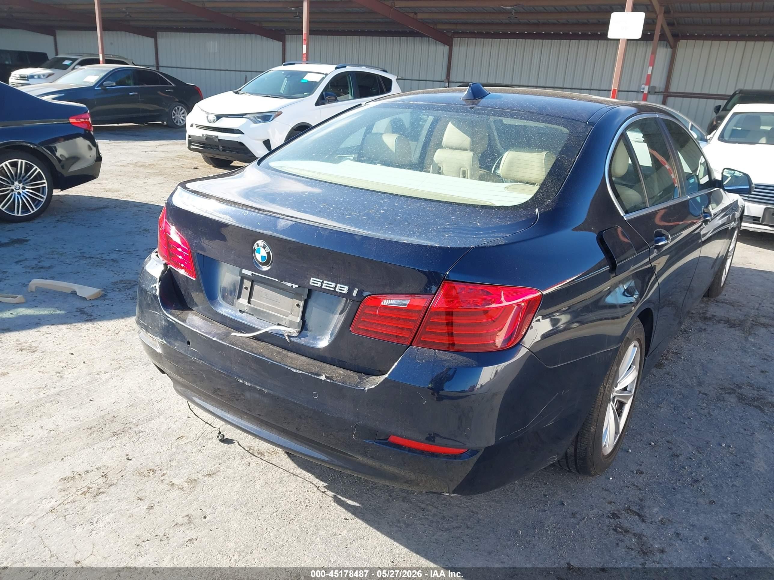 2014 Bmw 528i   Blue vin: WBA5A5C52ED507762