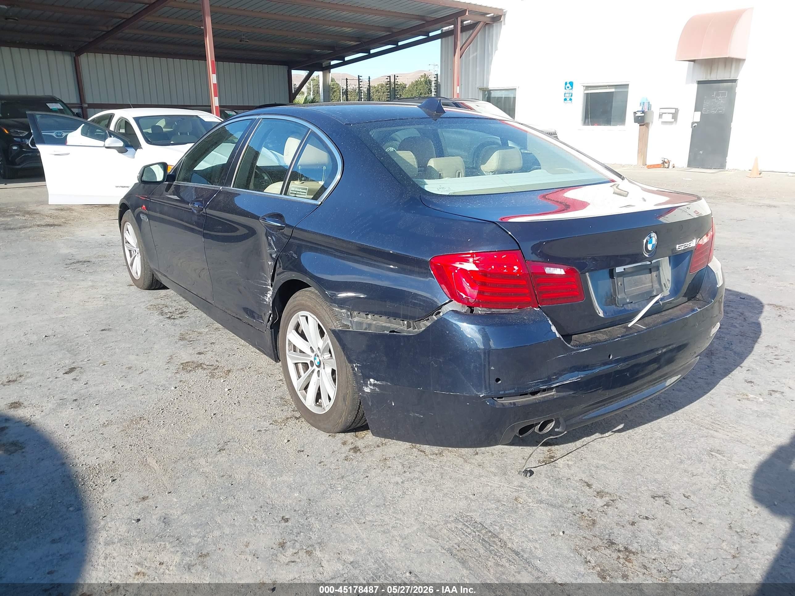 2014 Bmw 528i   Blue vin: WBA5A5C52ED507762