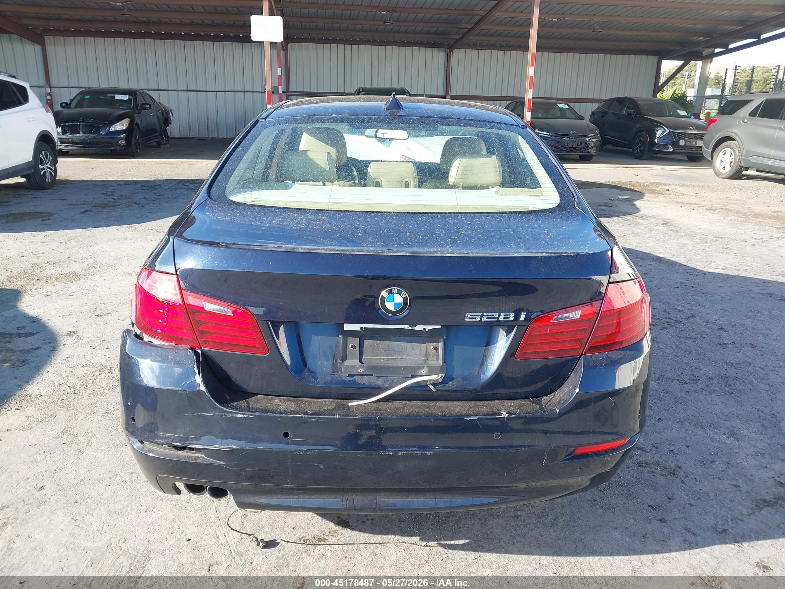 2014 Bmw 528i   Blue vin: WBA5A5C52ED507762