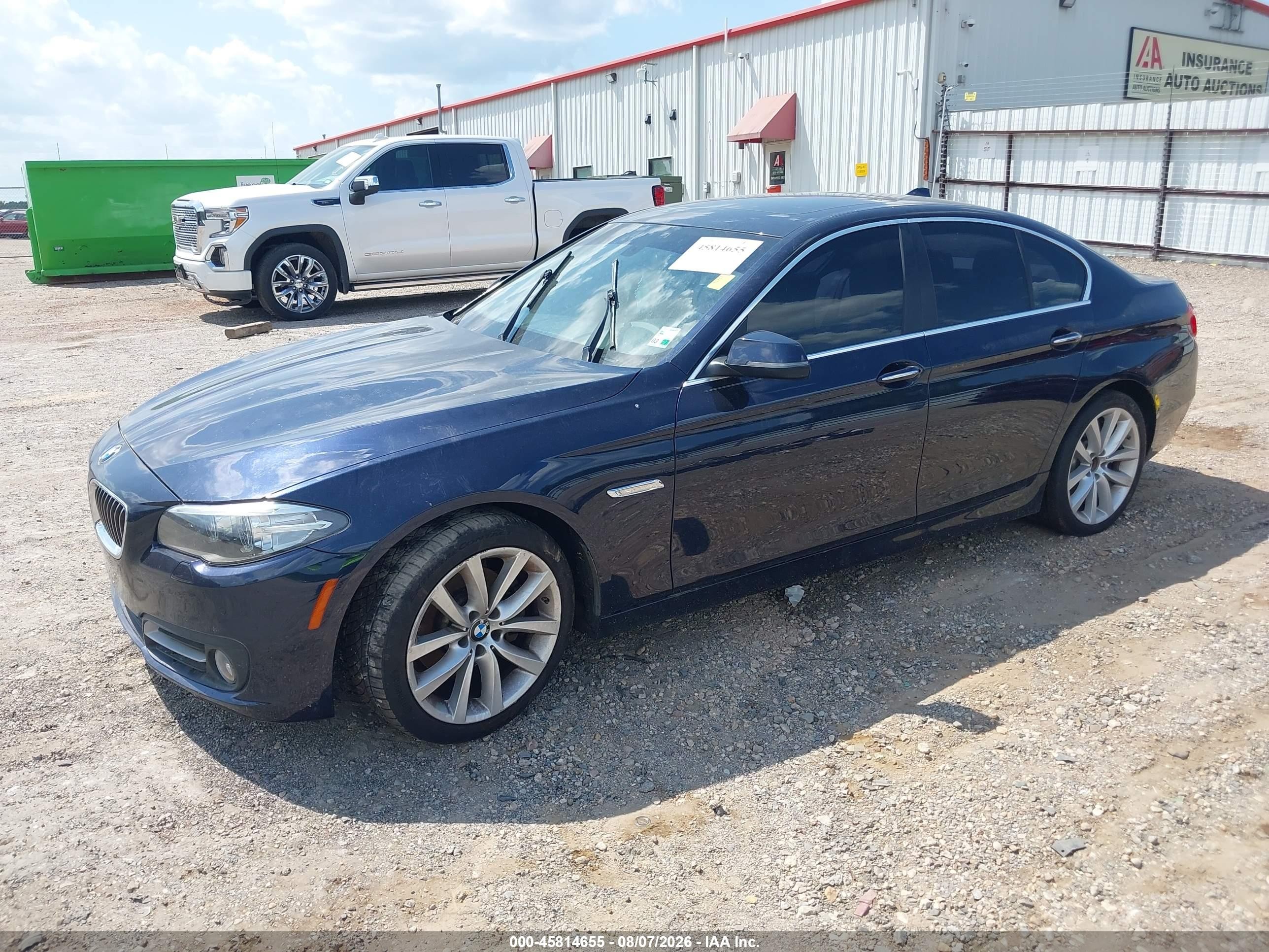 2015 Bmw 528i   Blue vin: WBA5A5C52FD513644