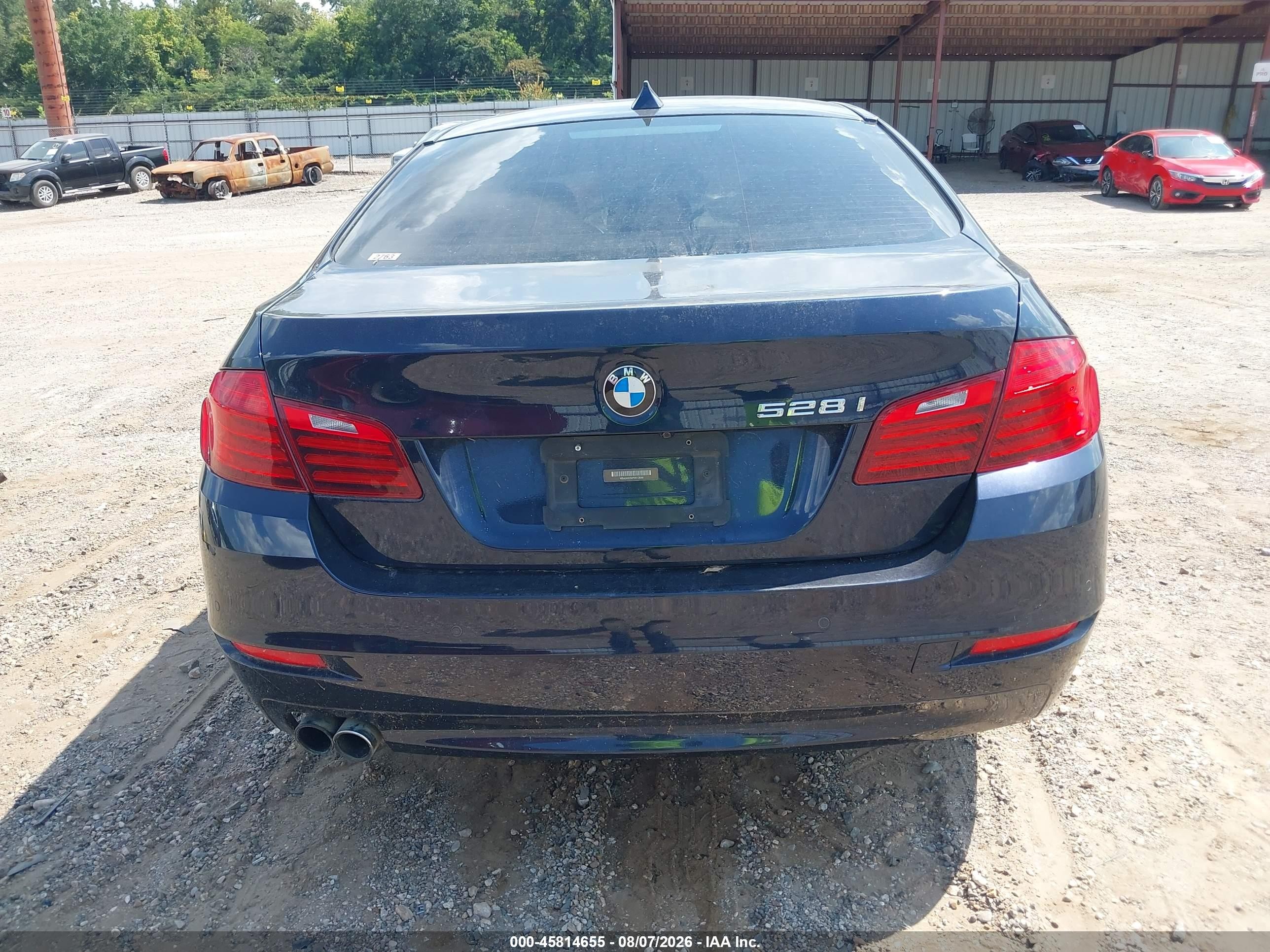 2015 Bmw 528i   Blue vin: WBA5A5C52FD513644