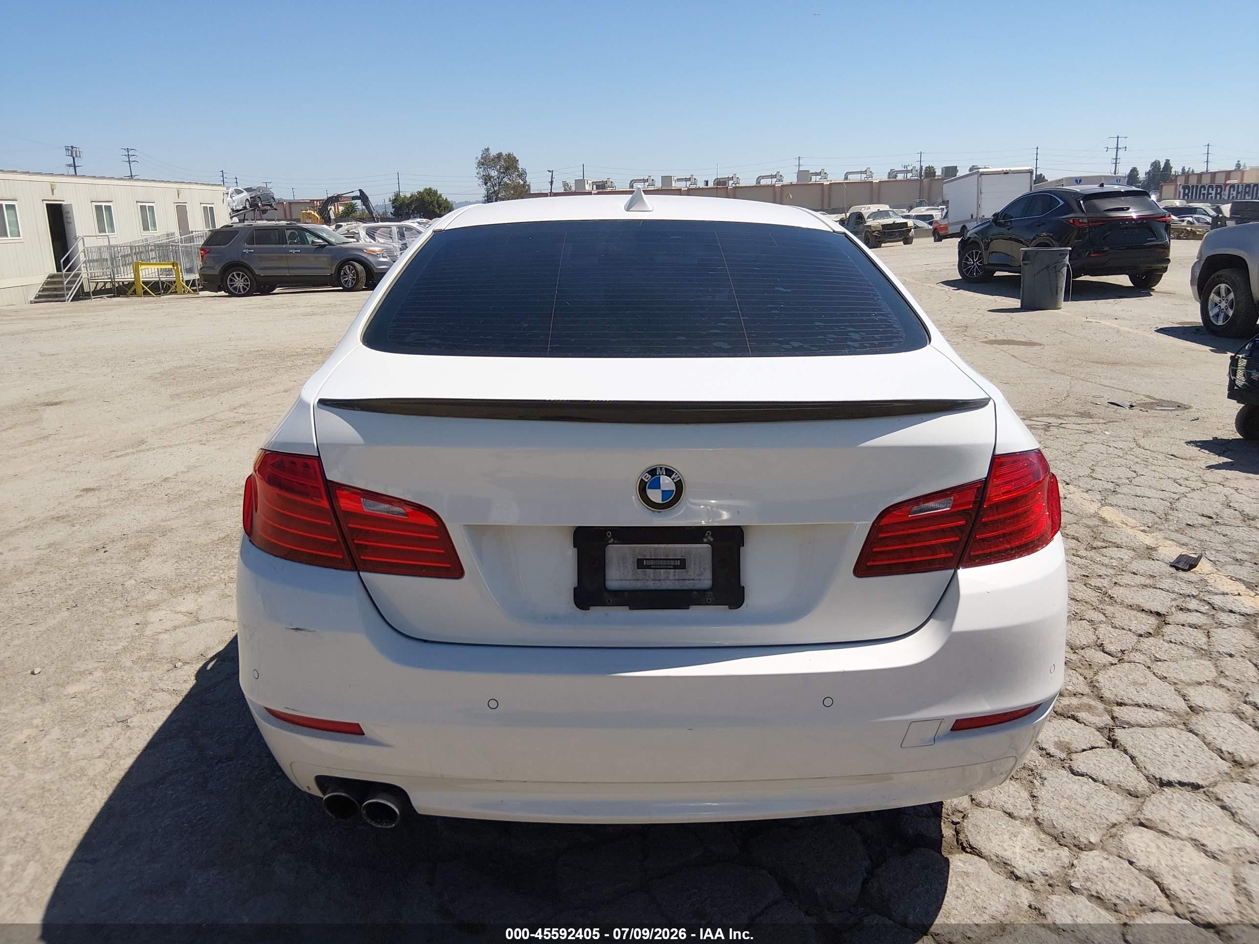 2015 Bmw 528i   White vin: WBA5A5C52FD516608