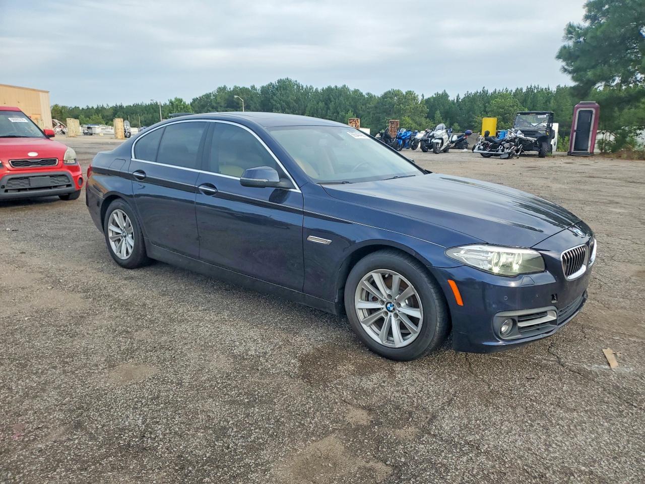 2015 Bmw 528 I Blue vin: WBA5A5C52FD519072