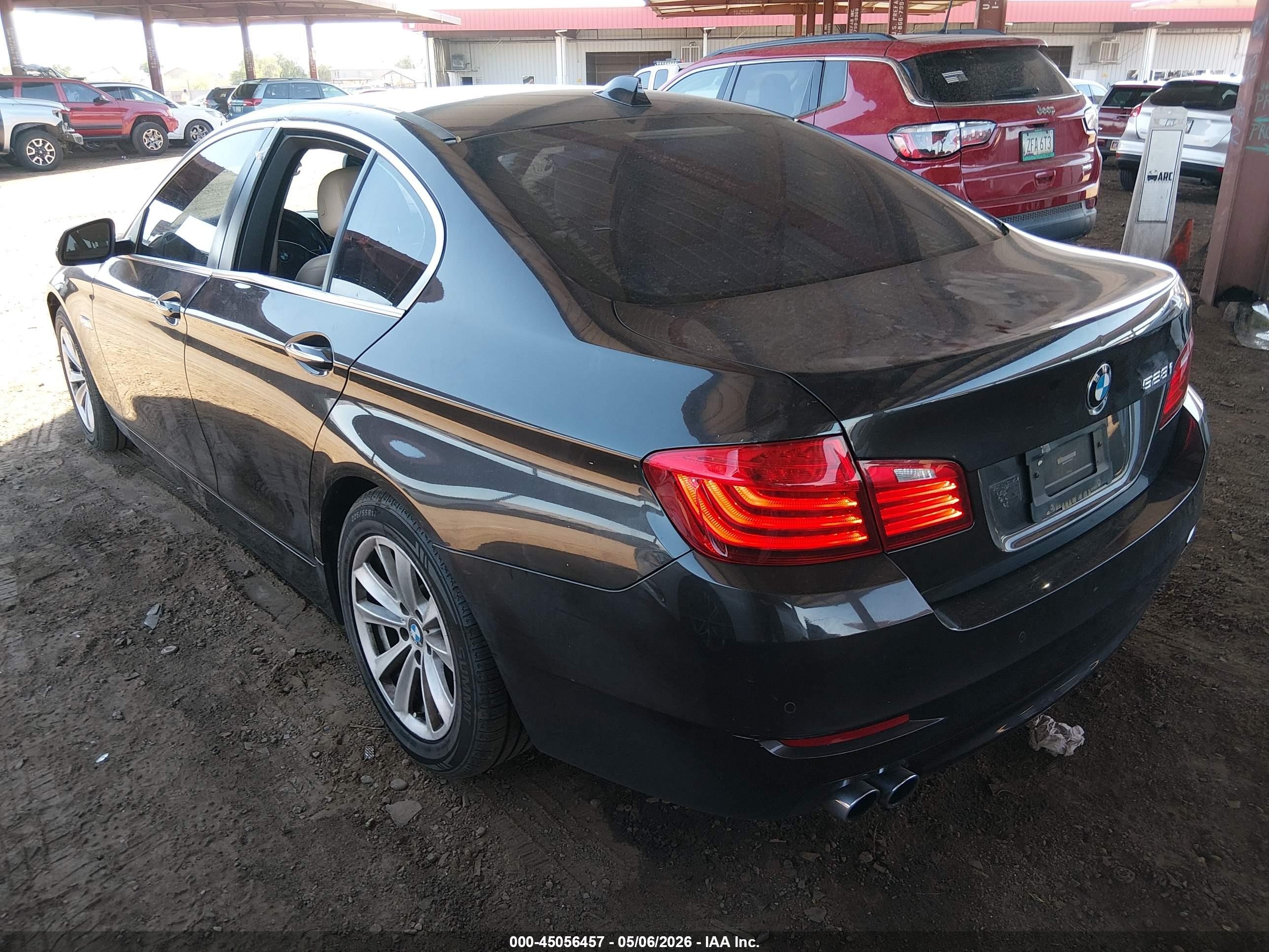 2015 Bmw 528i   Черный vin: WBA5A5C52FD523297