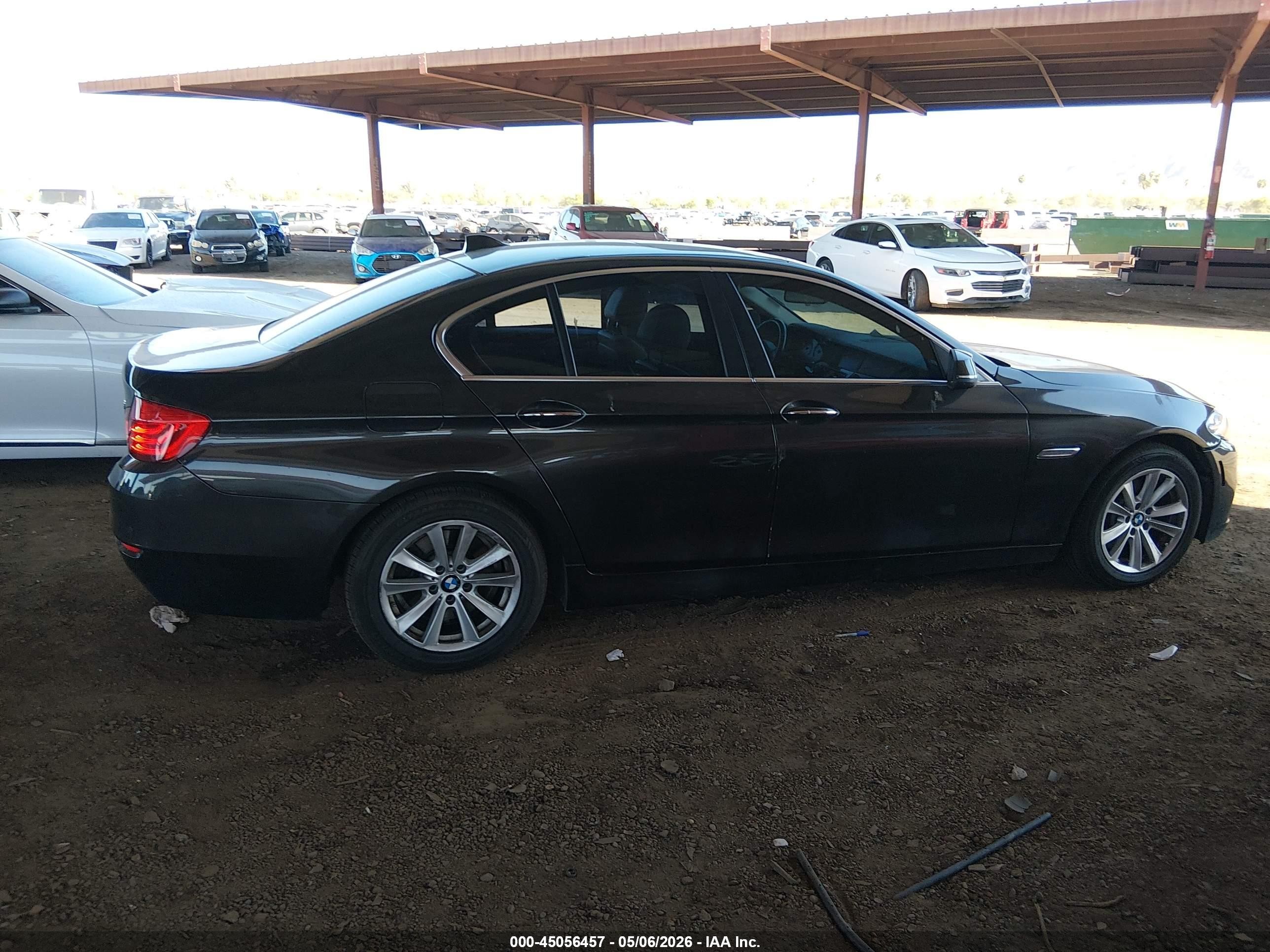 2015 Bmw 528i   Черный vin: WBA5A5C52FD523297