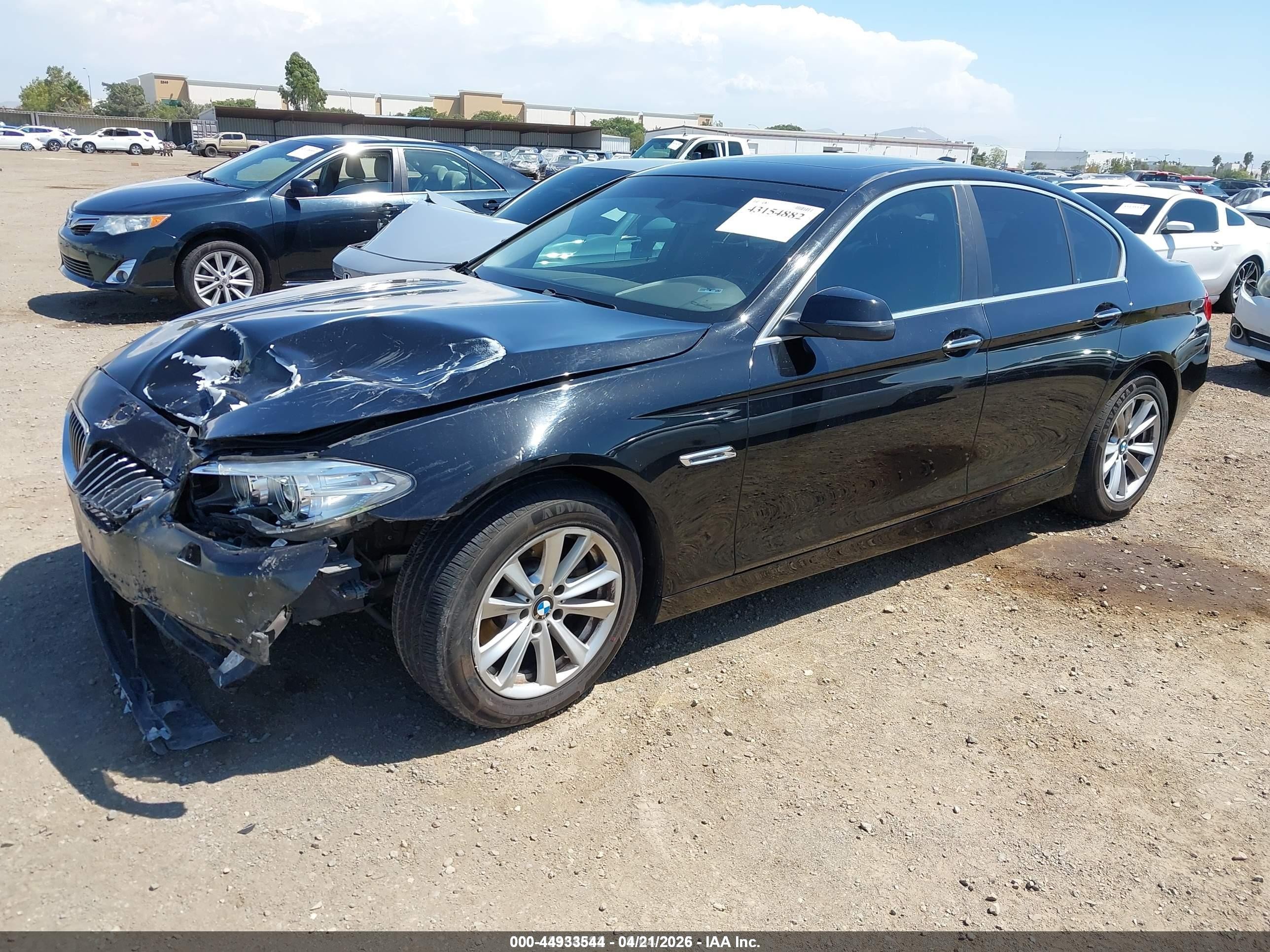 2014 Bmw 528i   Black vin: WBA5A5C53ED502411