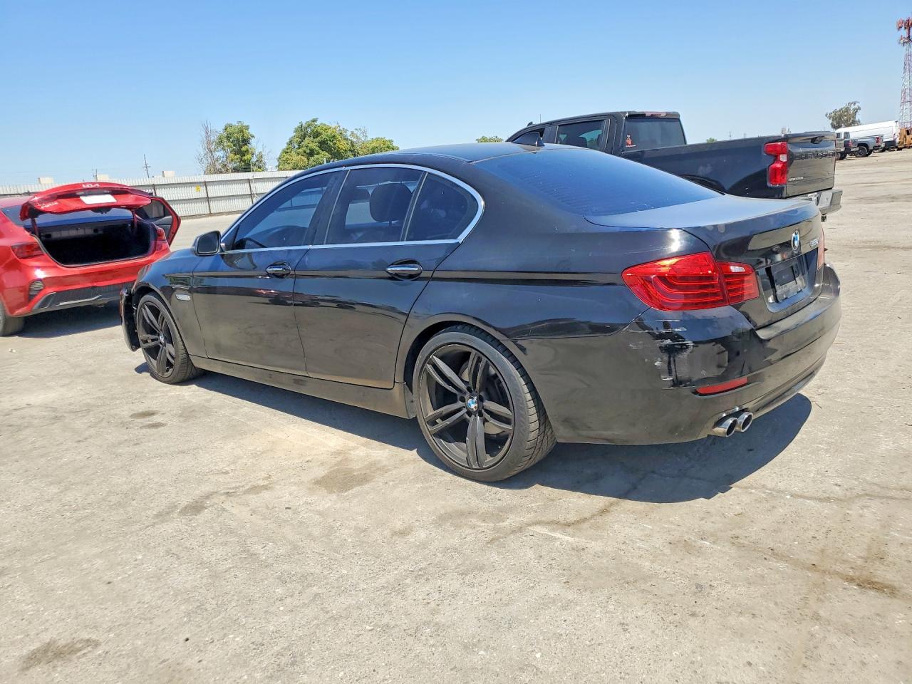 2014 Bmw 528 I Черный vin: WBA5A5C53ED504546