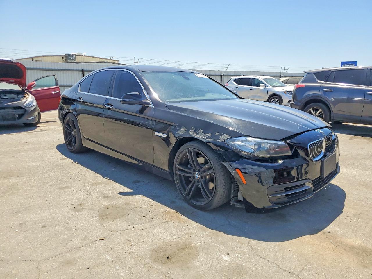 2014 Bmw 528 I Черный vin: WBA5A5C53ED504546