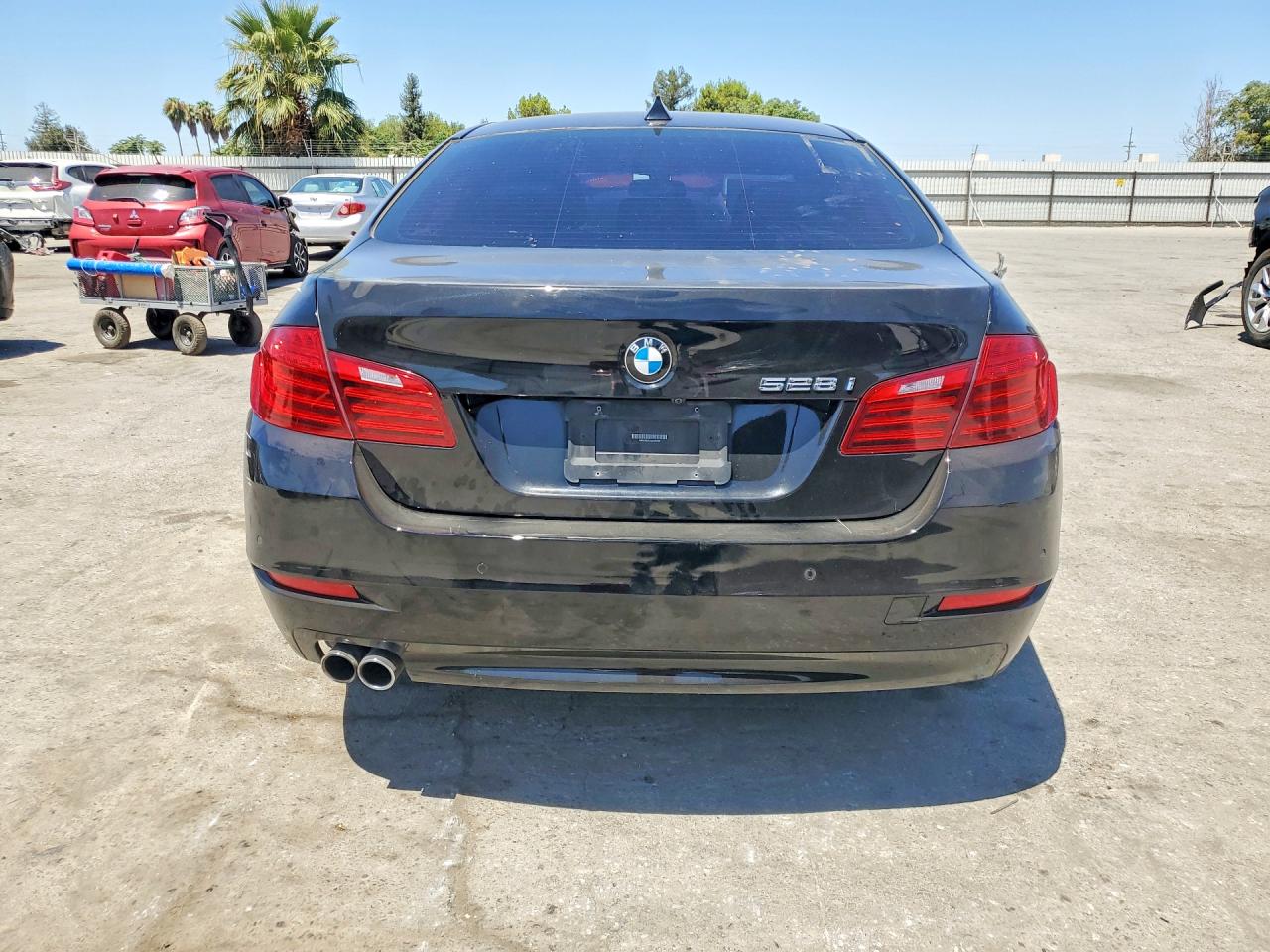 2014 Bmw 528 I Черный vin: WBA5A5C53ED504546