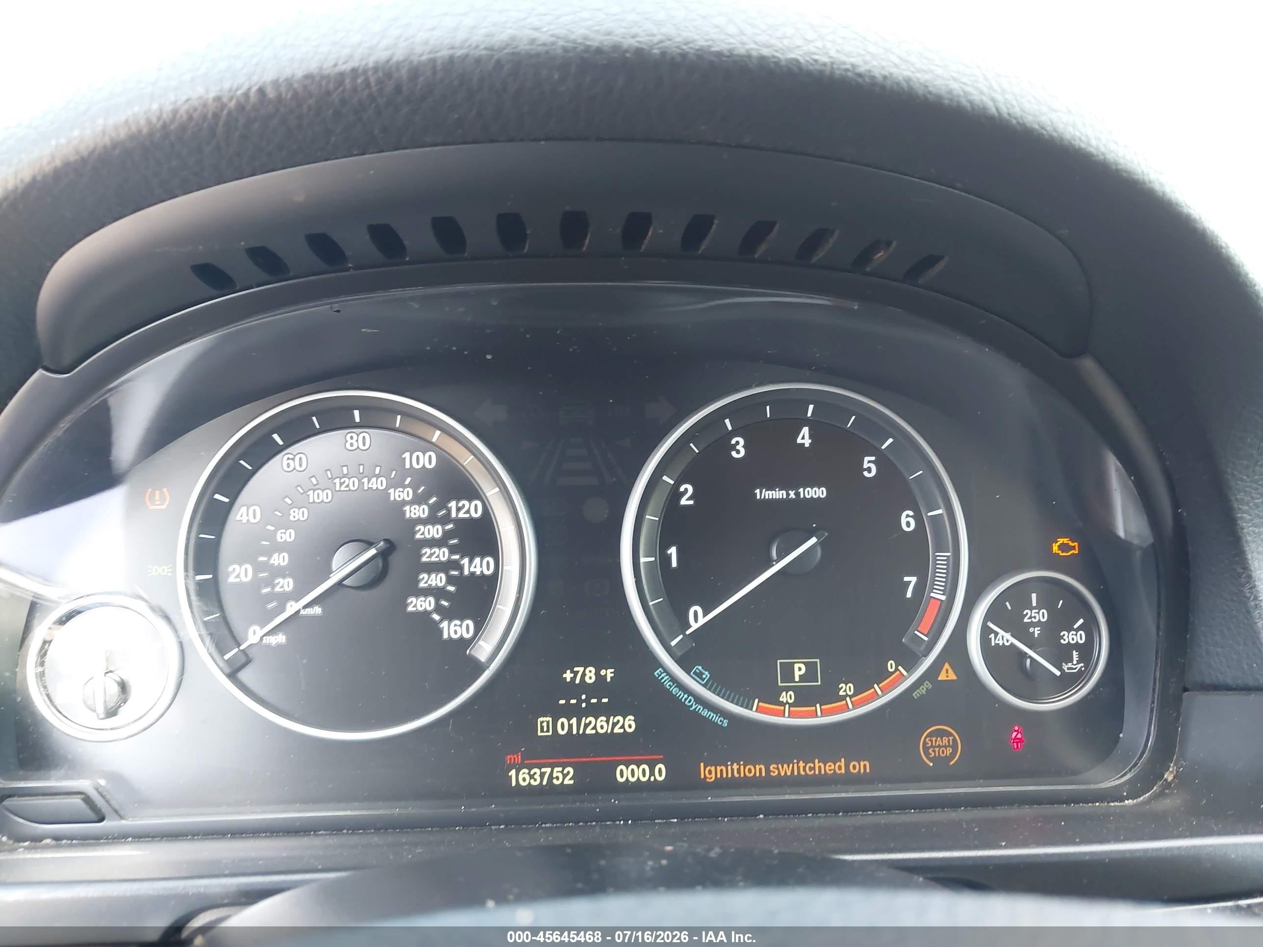 2014 Bmw 528i   Черный vin: WBA5A5C53ED504899