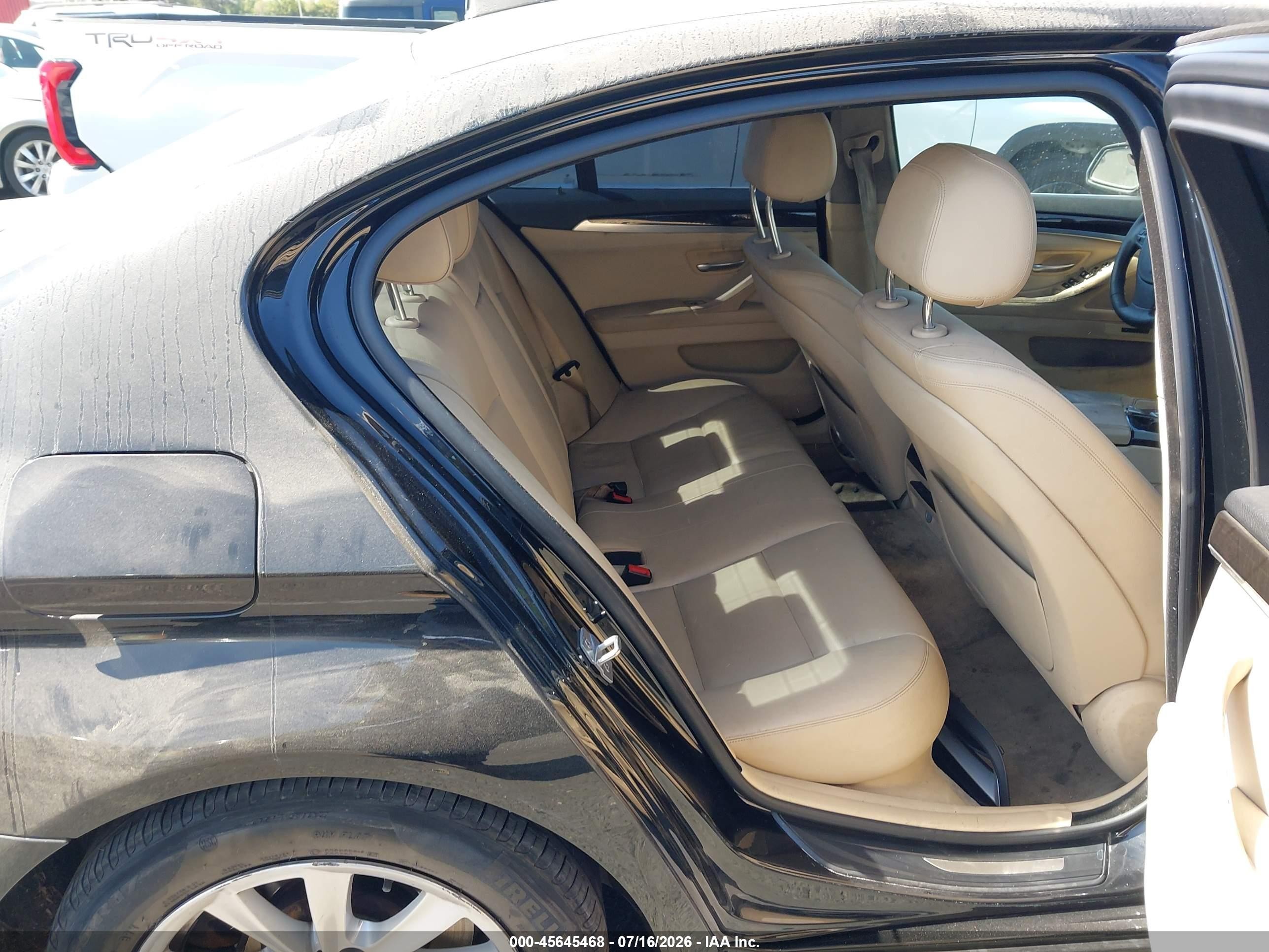 2014 Bmw 528i   Черный vin: WBA5A5C53ED504899