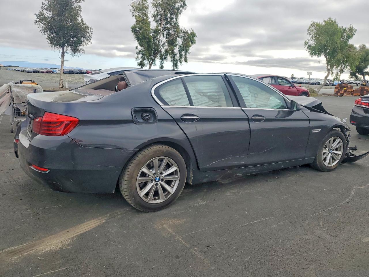 2014 Bmw 528 I Charcoal vin: WBA5A5C53ED506796