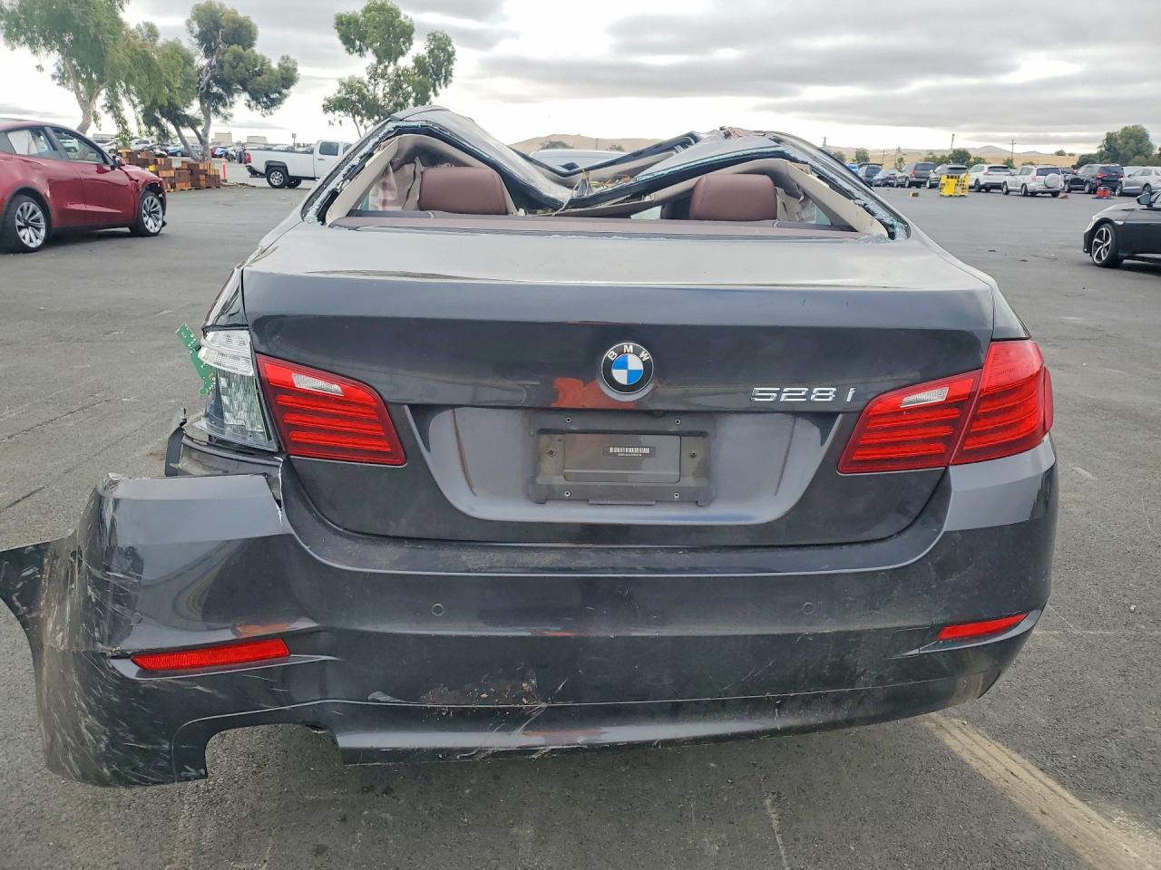 2014 Bmw 528 I Charcoal vin: WBA5A5C53ED506796