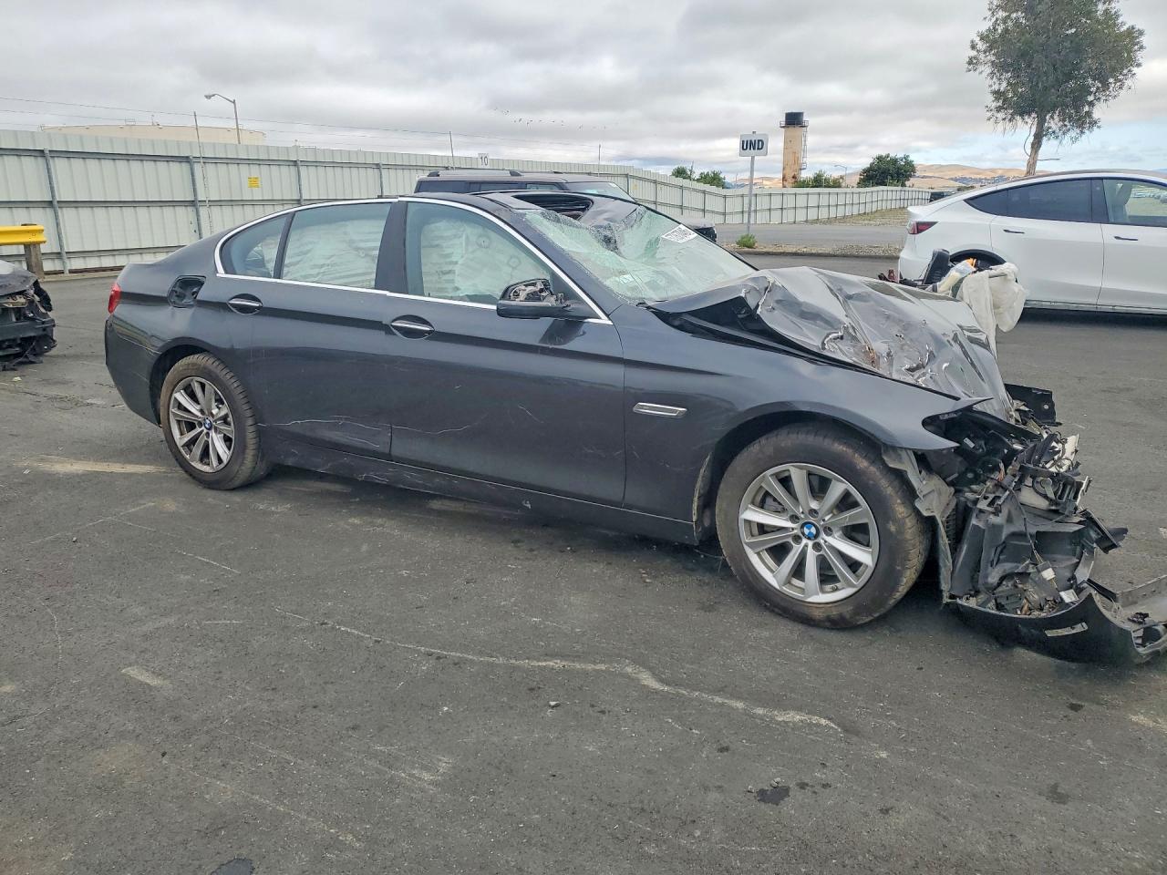 2014 Bmw 528 I Charcoal vin: WBA5A5C53ED506796