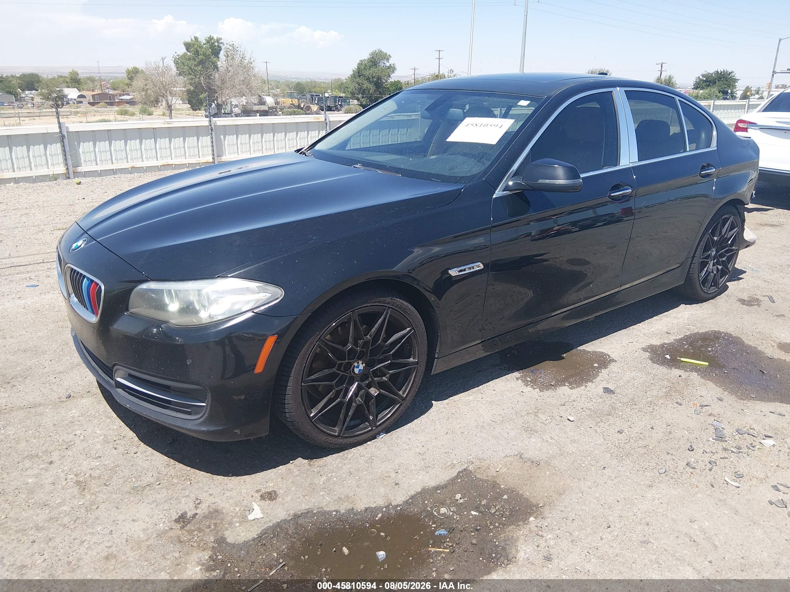 2014 Bmw 528i   Черный vin: WBA5A5C53ED509441
