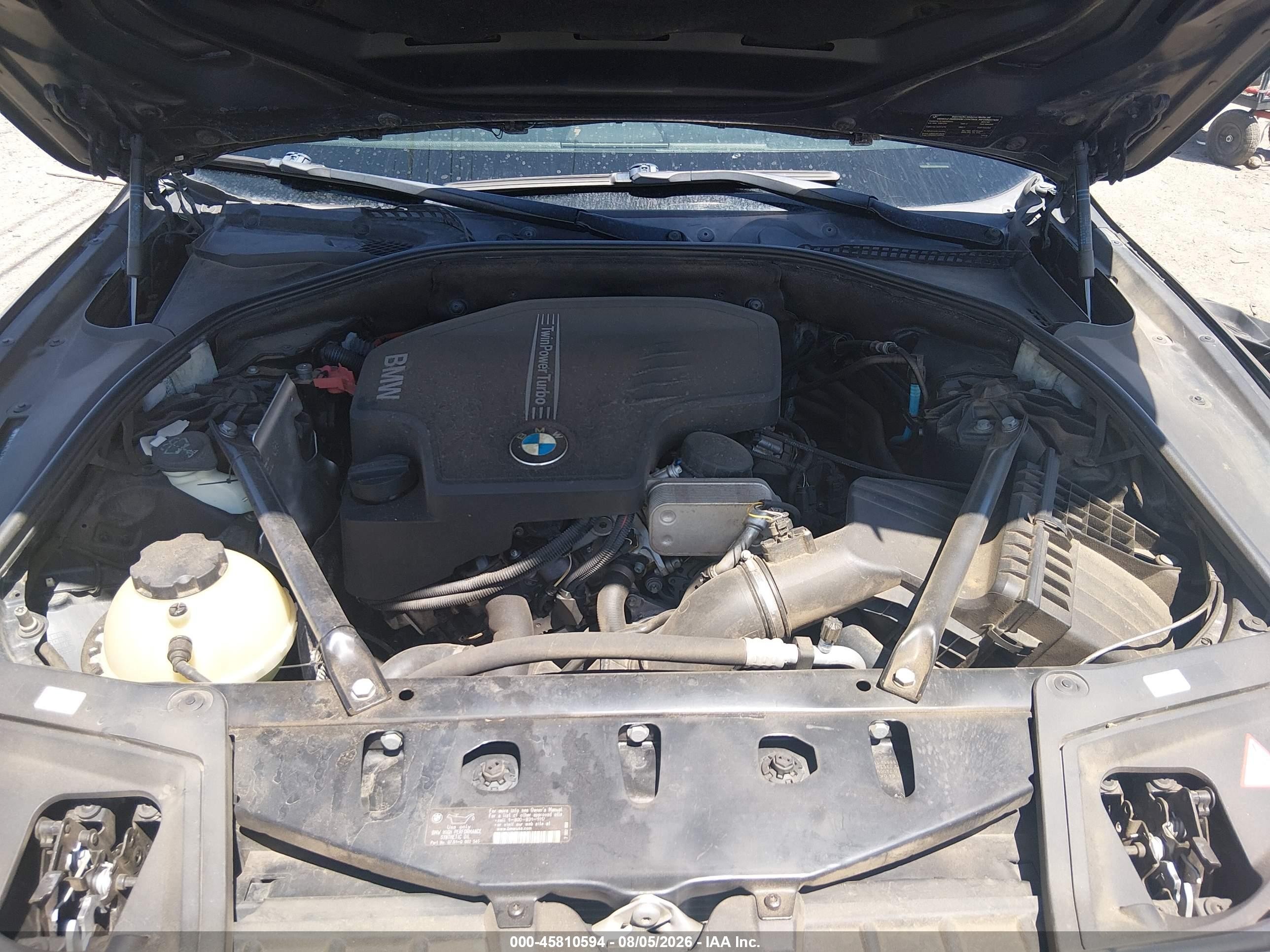 2014 Bmw 528i   Черный vin: WBA5A5C53ED509441