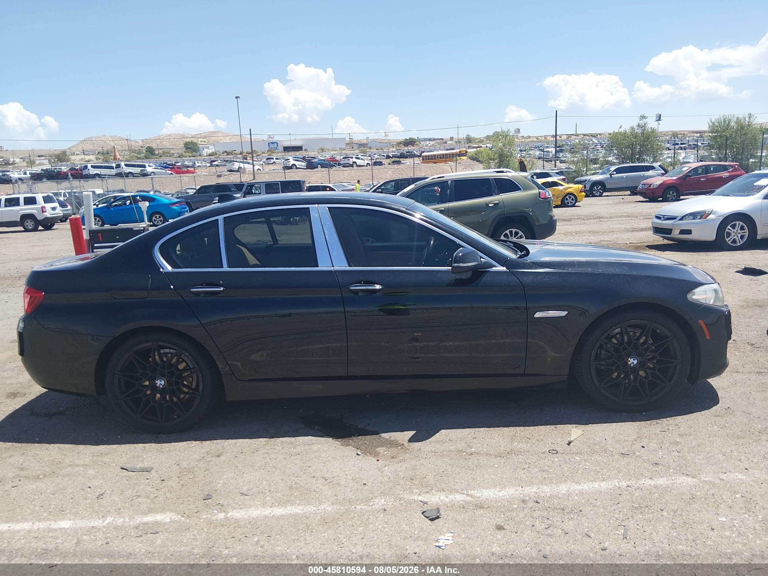 2014 Bmw 528i   Черный vin: WBA5A5C53ED509441