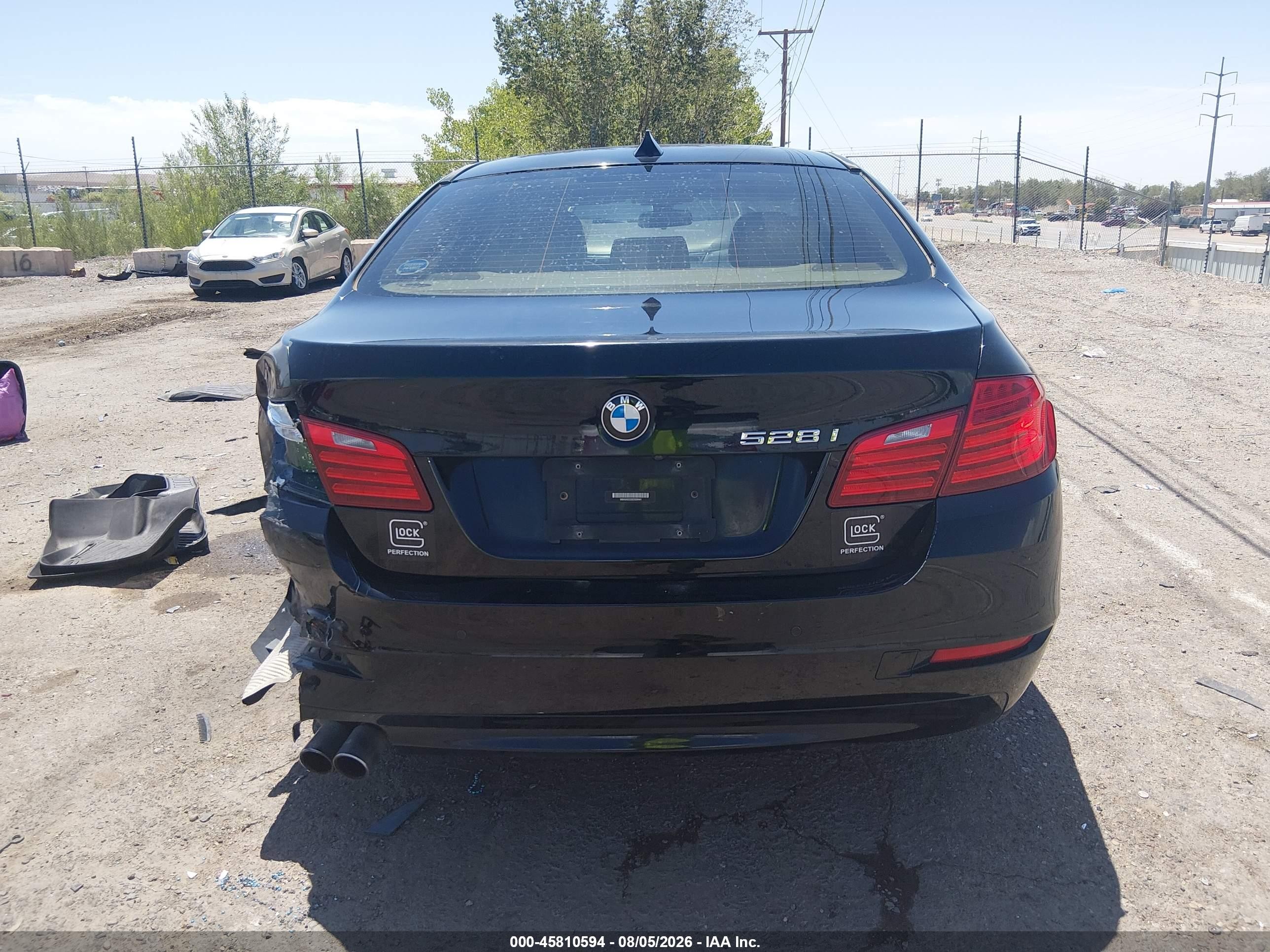 2014 Bmw 528i   Черный vin: WBA5A5C53ED509441