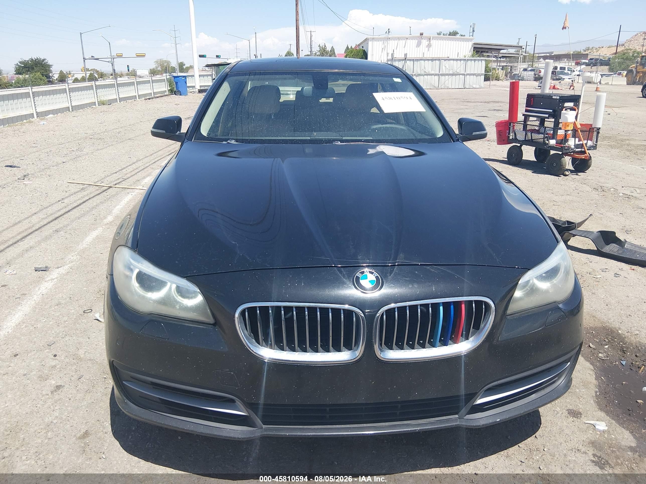 2014 Bmw 528i   Черный vin: WBA5A5C53ED509441