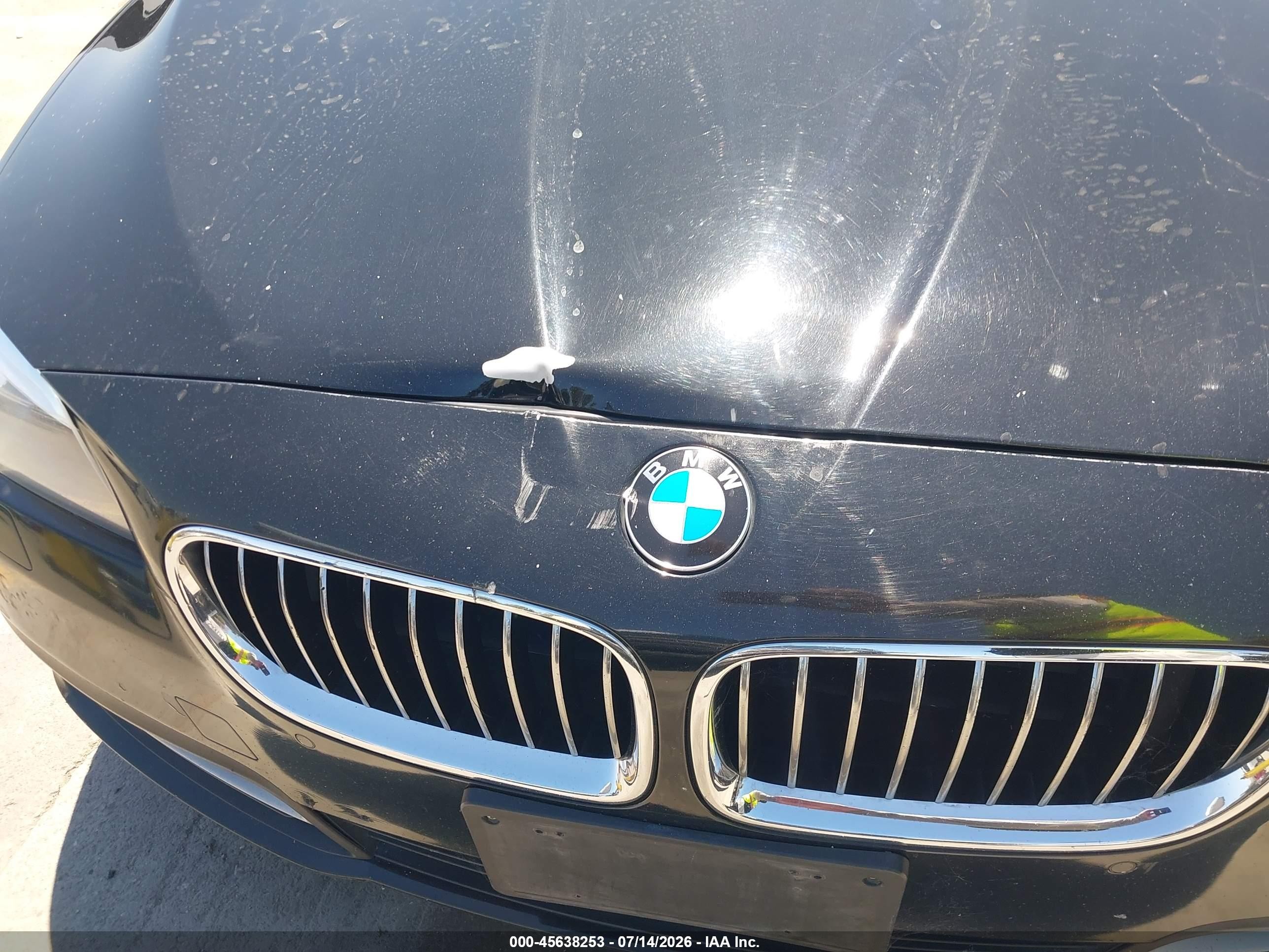 2014 Bmw 528i   Black vin: WBA5A5C53ED510377