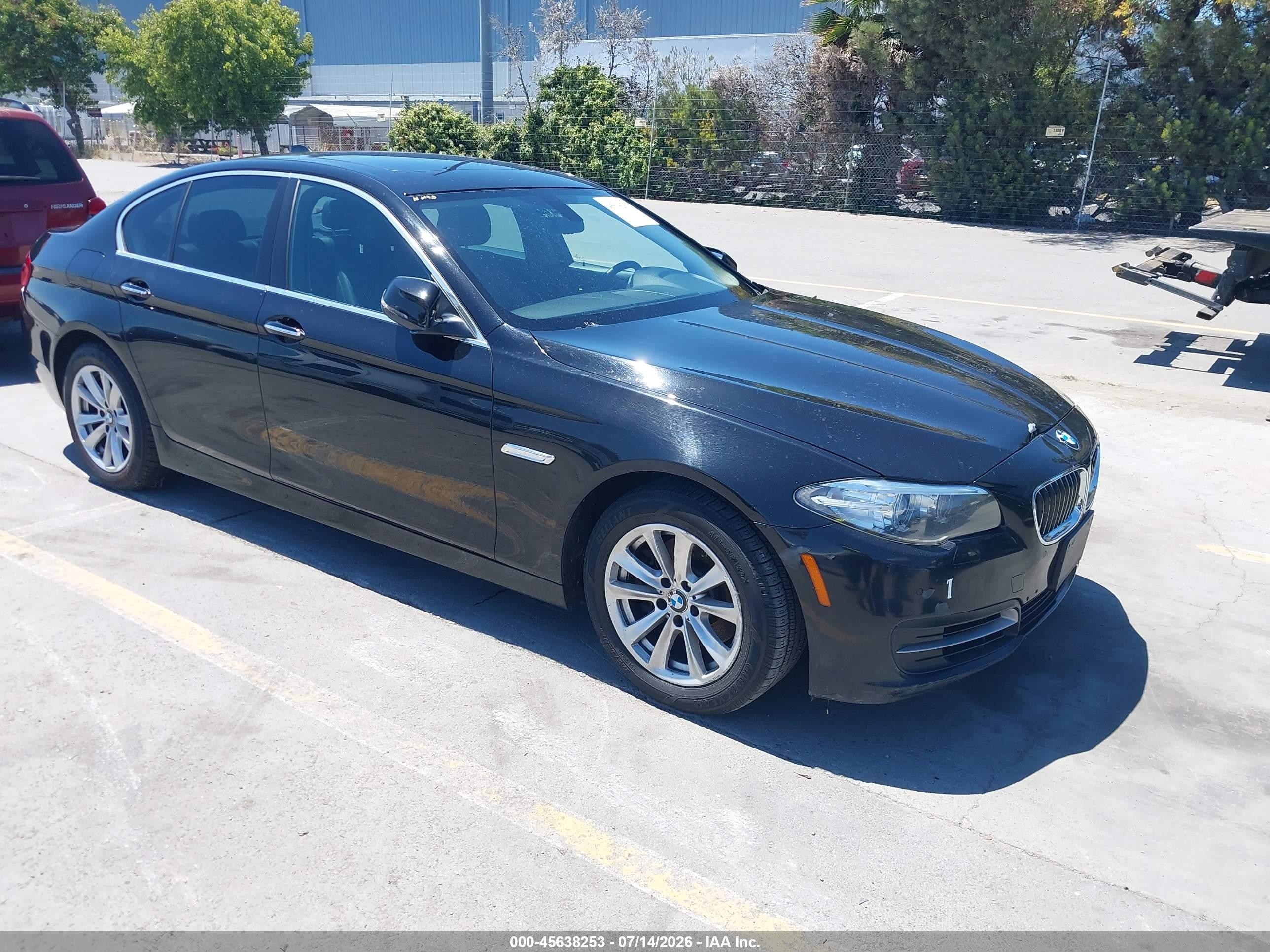2014 Bmw 528i   Black vin: WBA5A5C53ED510377