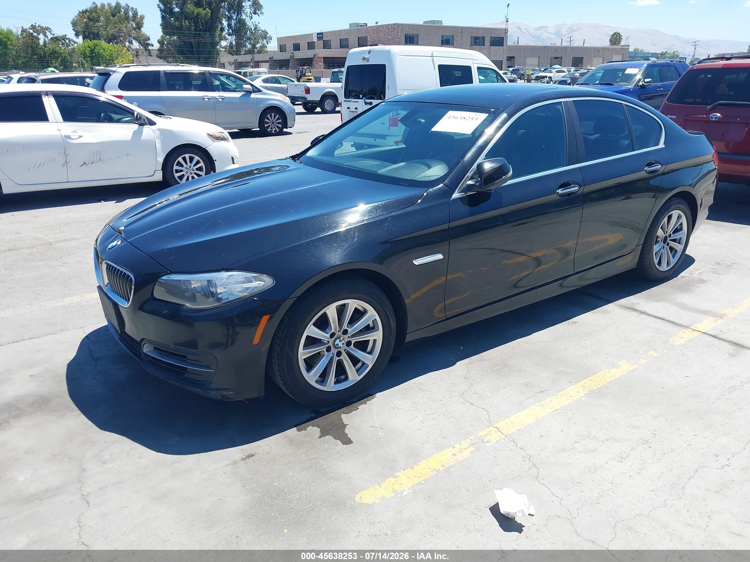 2014 Bmw 528i   Black vin: WBA5A5C53ED510377