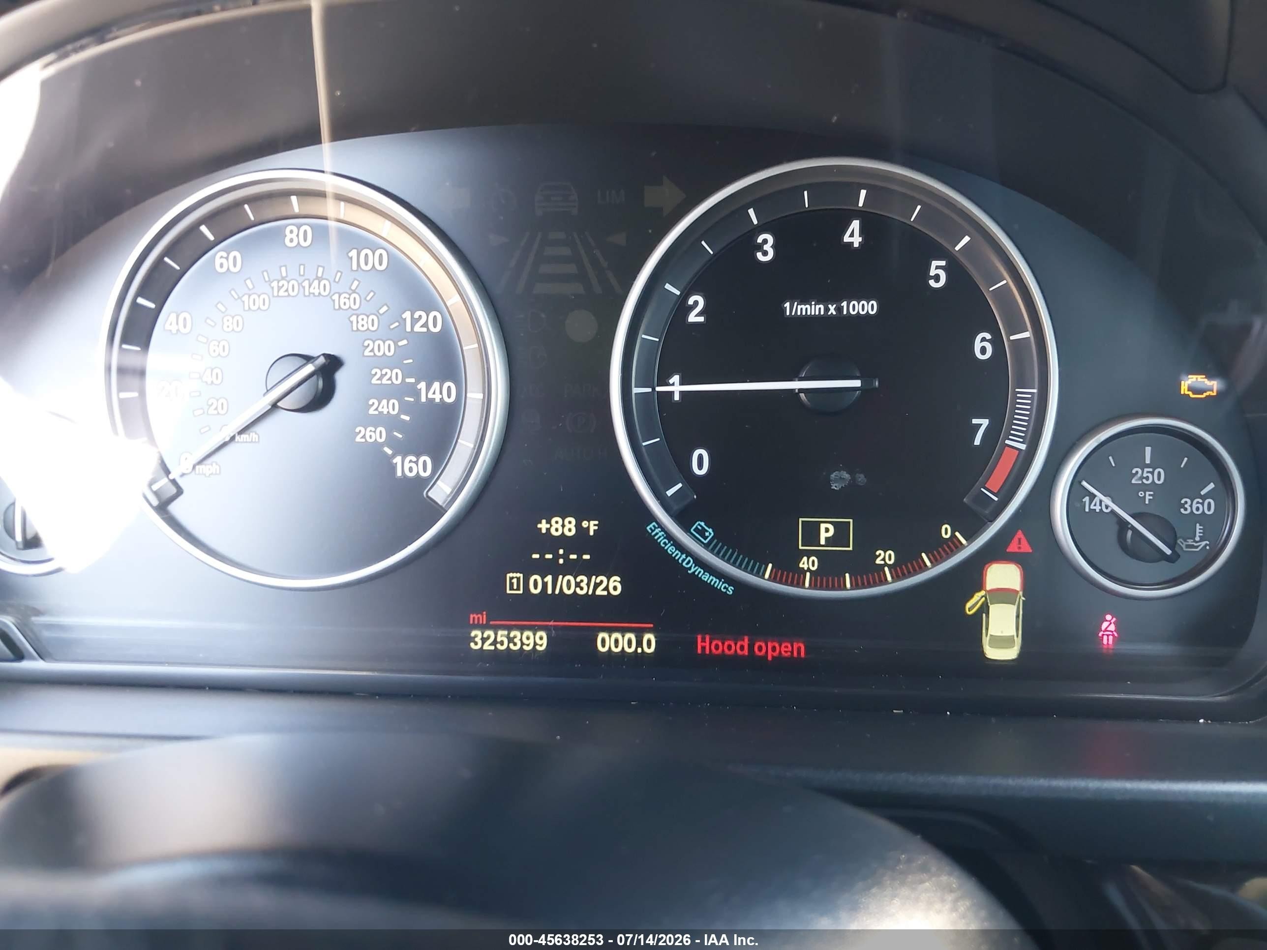 2014 Bmw 528i   Black vin: WBA5A5C53ED510377