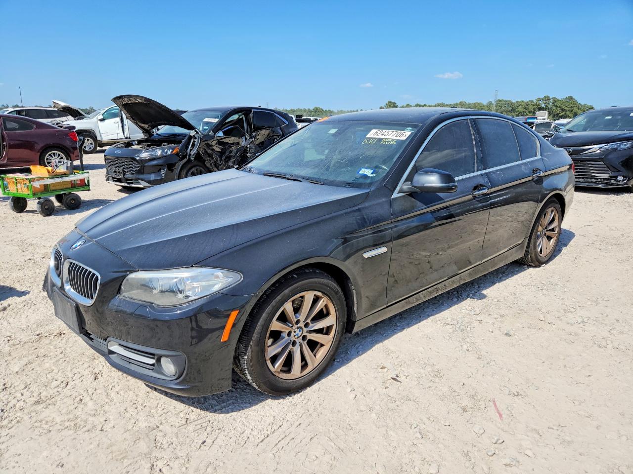 2015 Bmw 528 I Black vin: WBA5A5C53FD519145