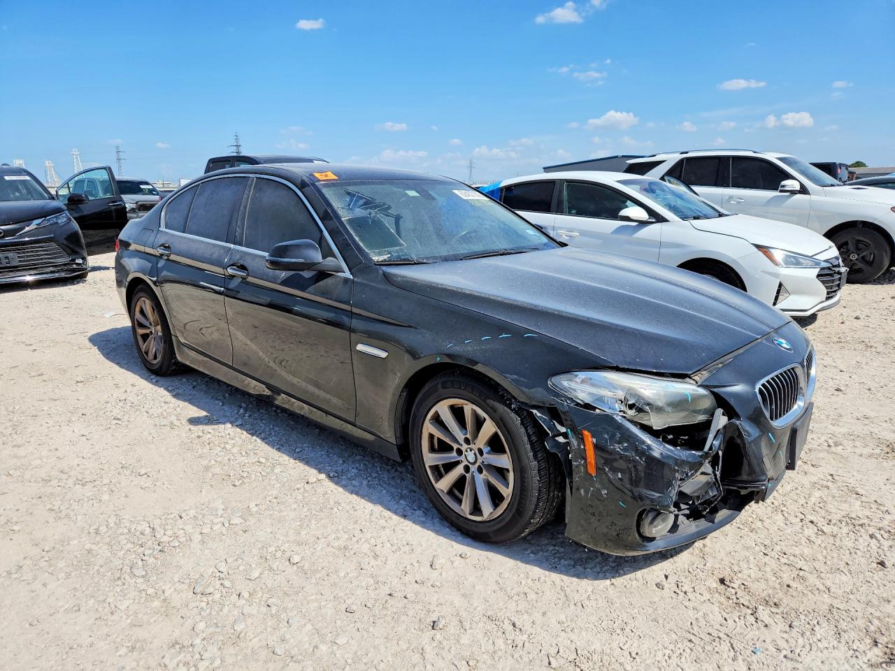 2015 Bmw 528 I Black vin: WBA5A5C53FD519145