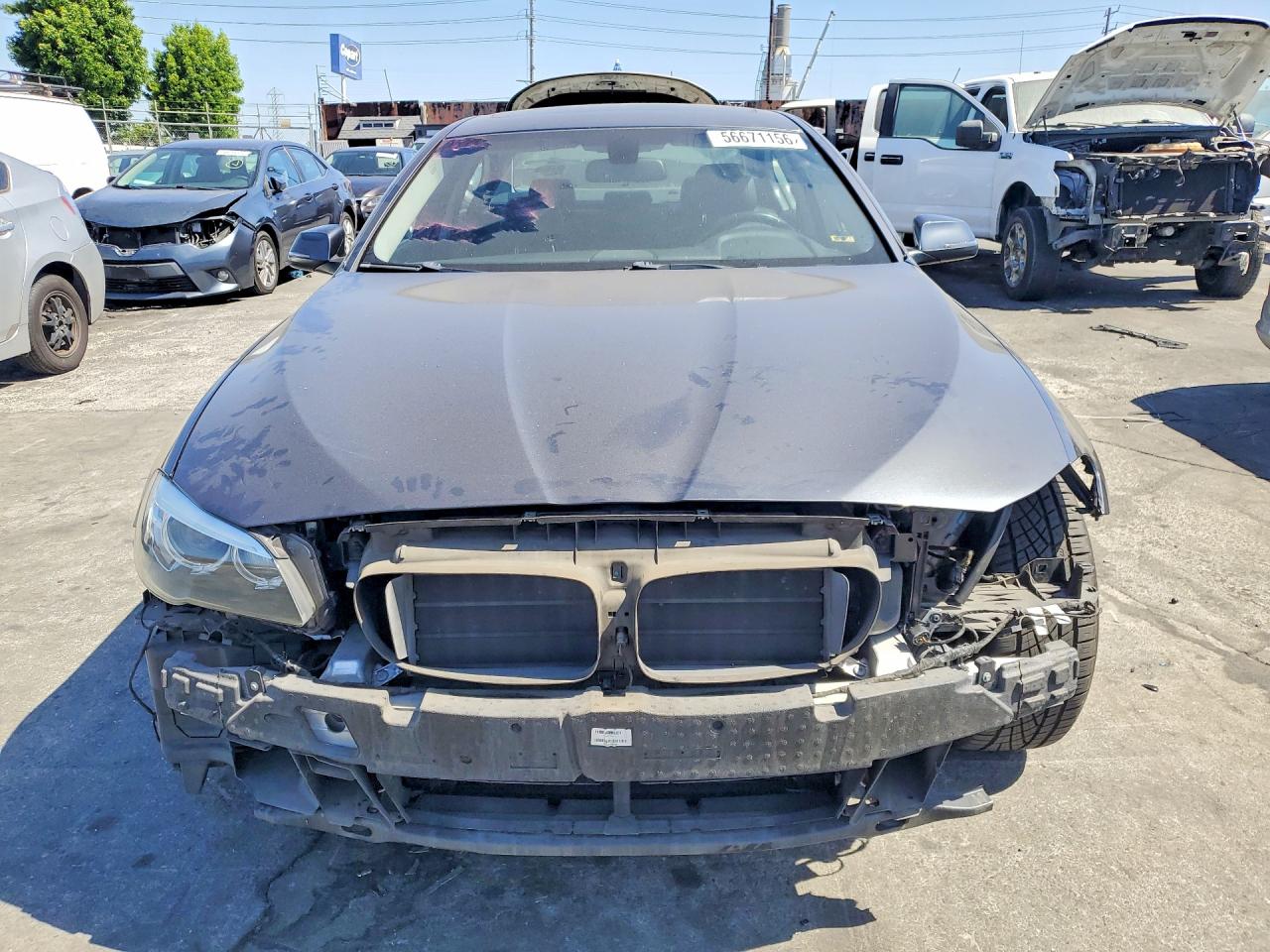 2015 Bmw 528 I Gray vin: WBA5A5C53FD521817