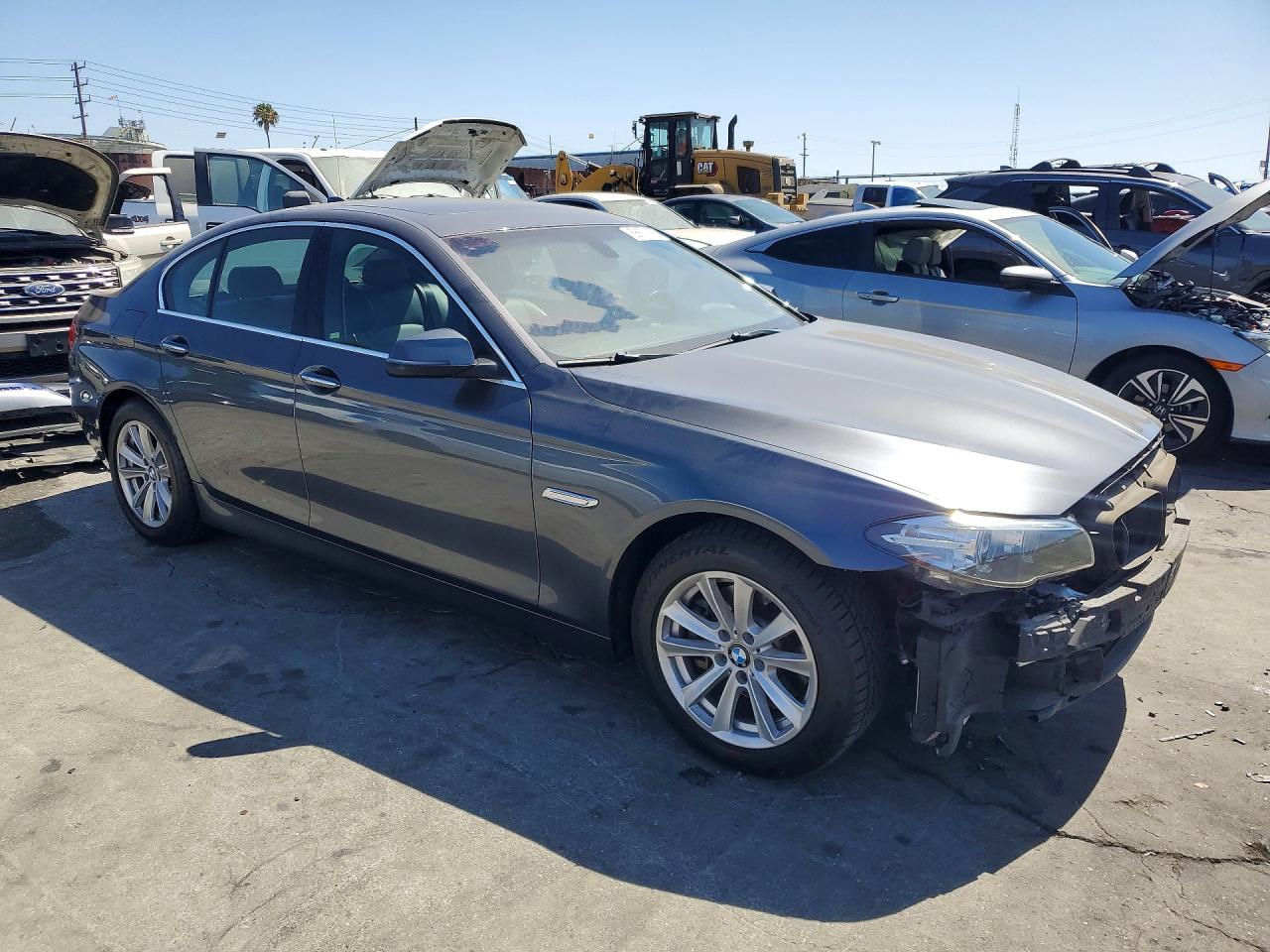 2015 Bmw 528 I Gray vin: WBA5A5C53FD521817