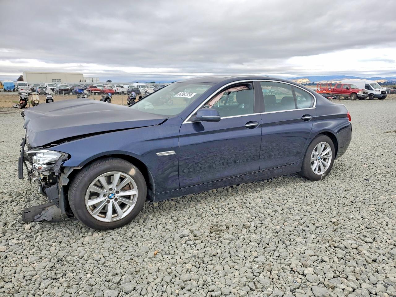 2015 Bmw 528 I Blue vin: WBA5A5C53FD521865