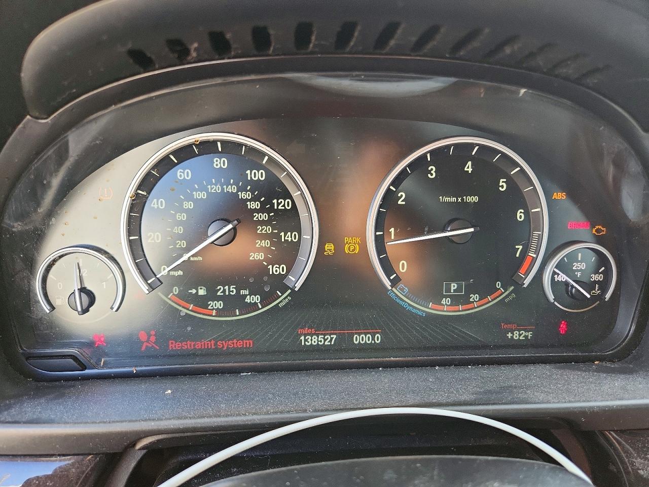 2015 Bmw 528 I Gray vin: WBA5A5C53FD523938