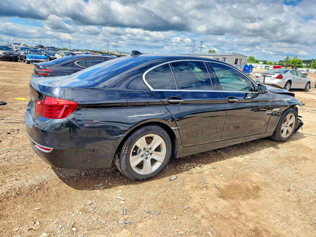 2015 Bmw 528 I Black vin: WBA5A5C53FD524989