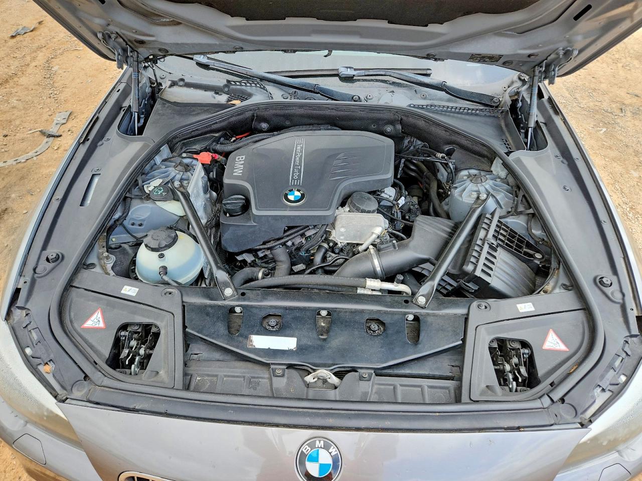 2014 Bmw 528 I Gray vin: WBA5A5C54ED020594