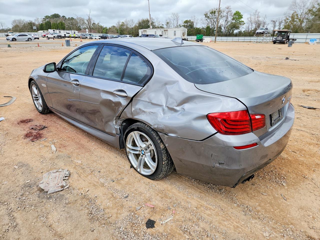 2014 Bmw 528 I Gray vin: WBA5A5C54ED020594