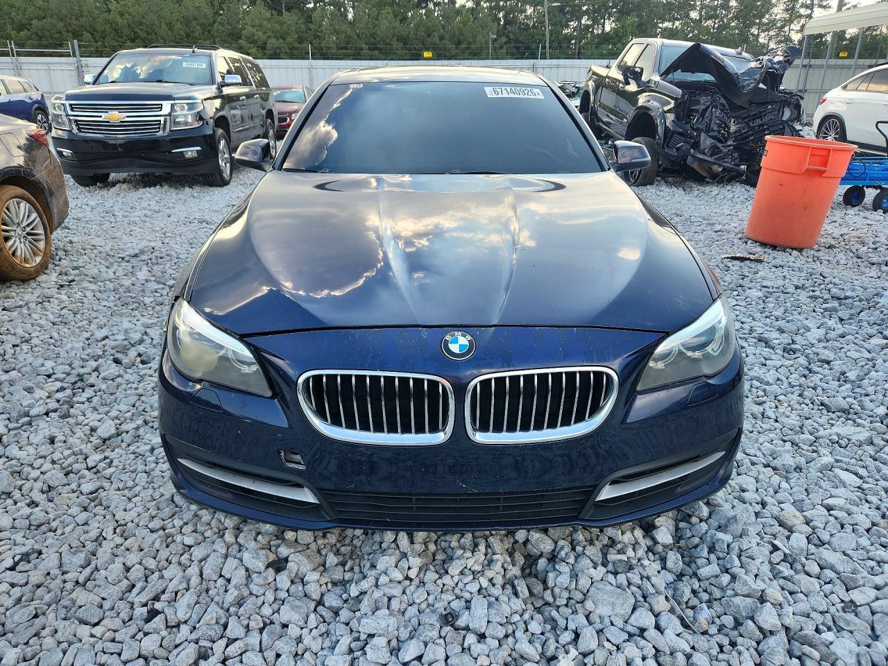 2014 Bmw 528 I Blue vin: WBA5A5C54ED500697