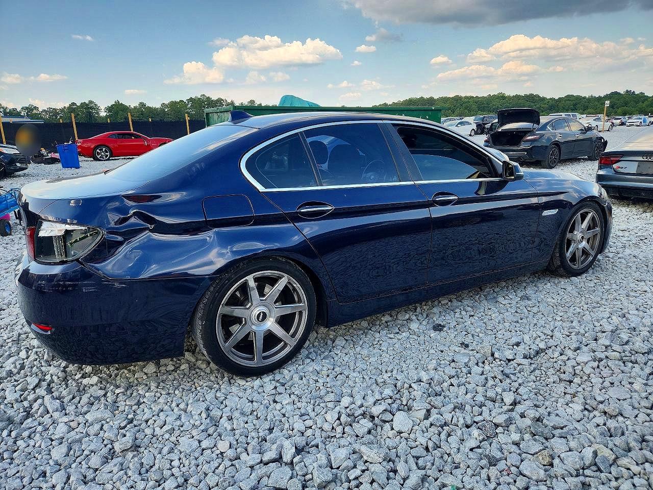 2014 Bmw 528 I Blue vin: WBA5A5C54ED500697