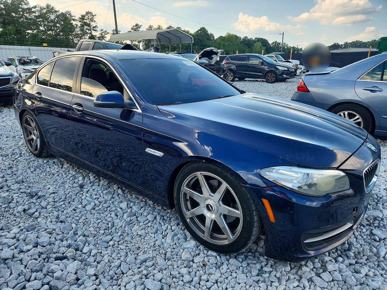 2014 Bmw 528 I Blue vin: WBA5A5C54ED500697