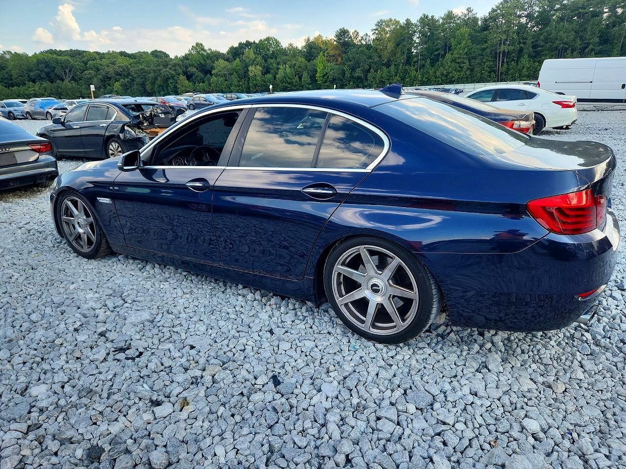 2014 Bmw 528 I Blue vin: WBA5A5C54ED500697