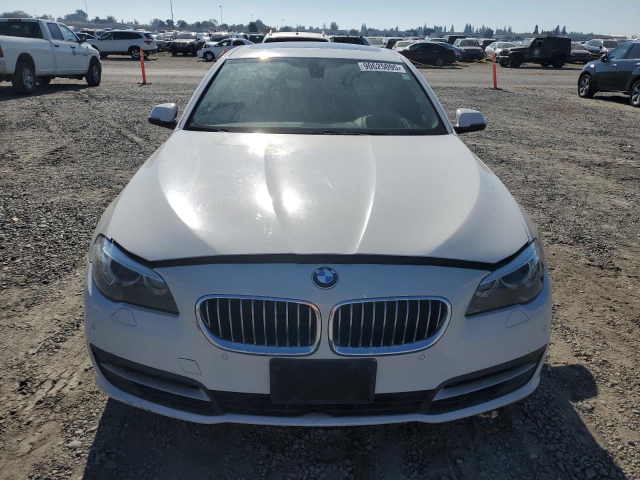 2014 Bmw 528 I White vin: WBA5A5C54ED503454