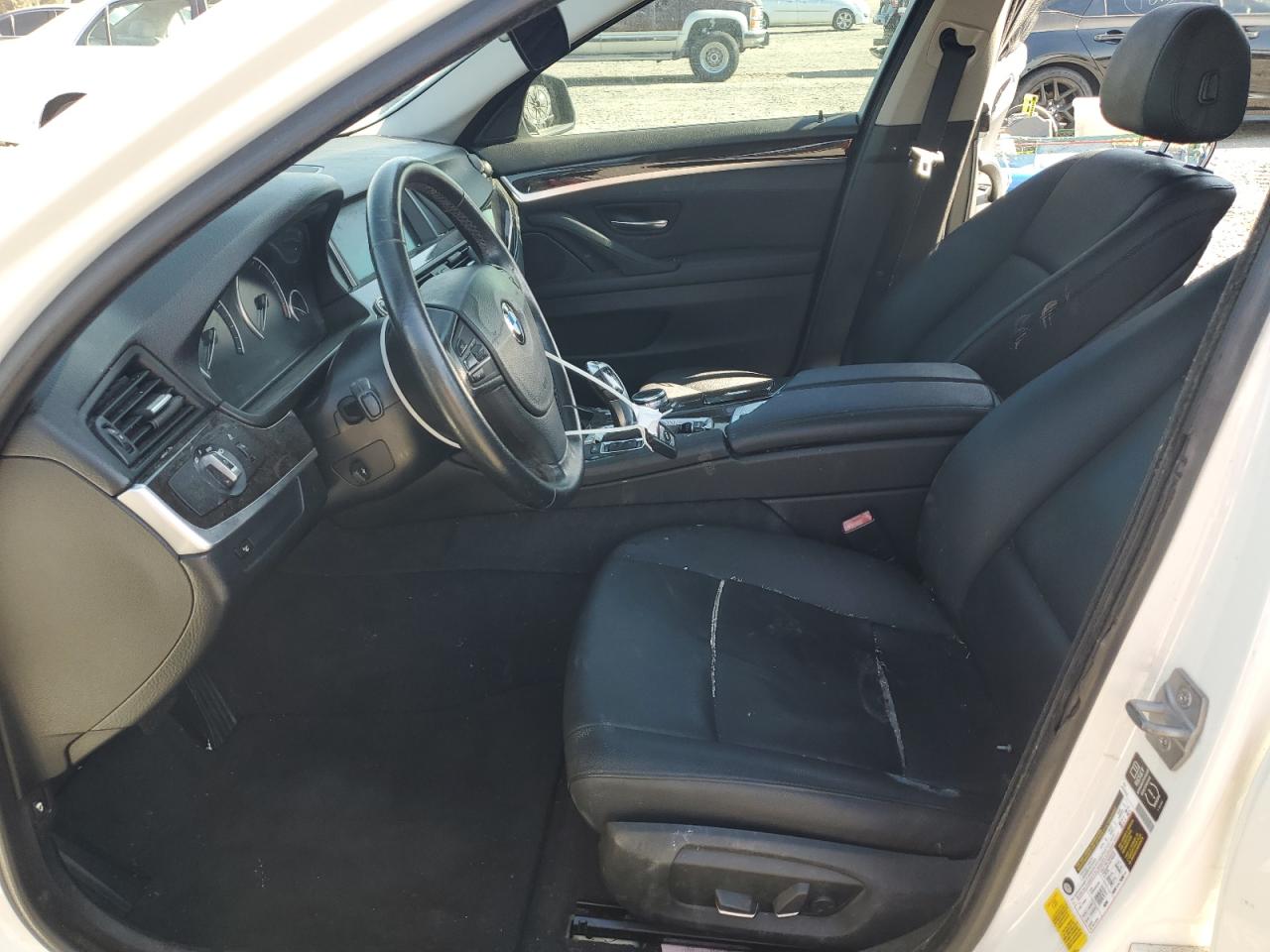 2014 Bmw 528 I White vin: WBA5A5C54ED503454