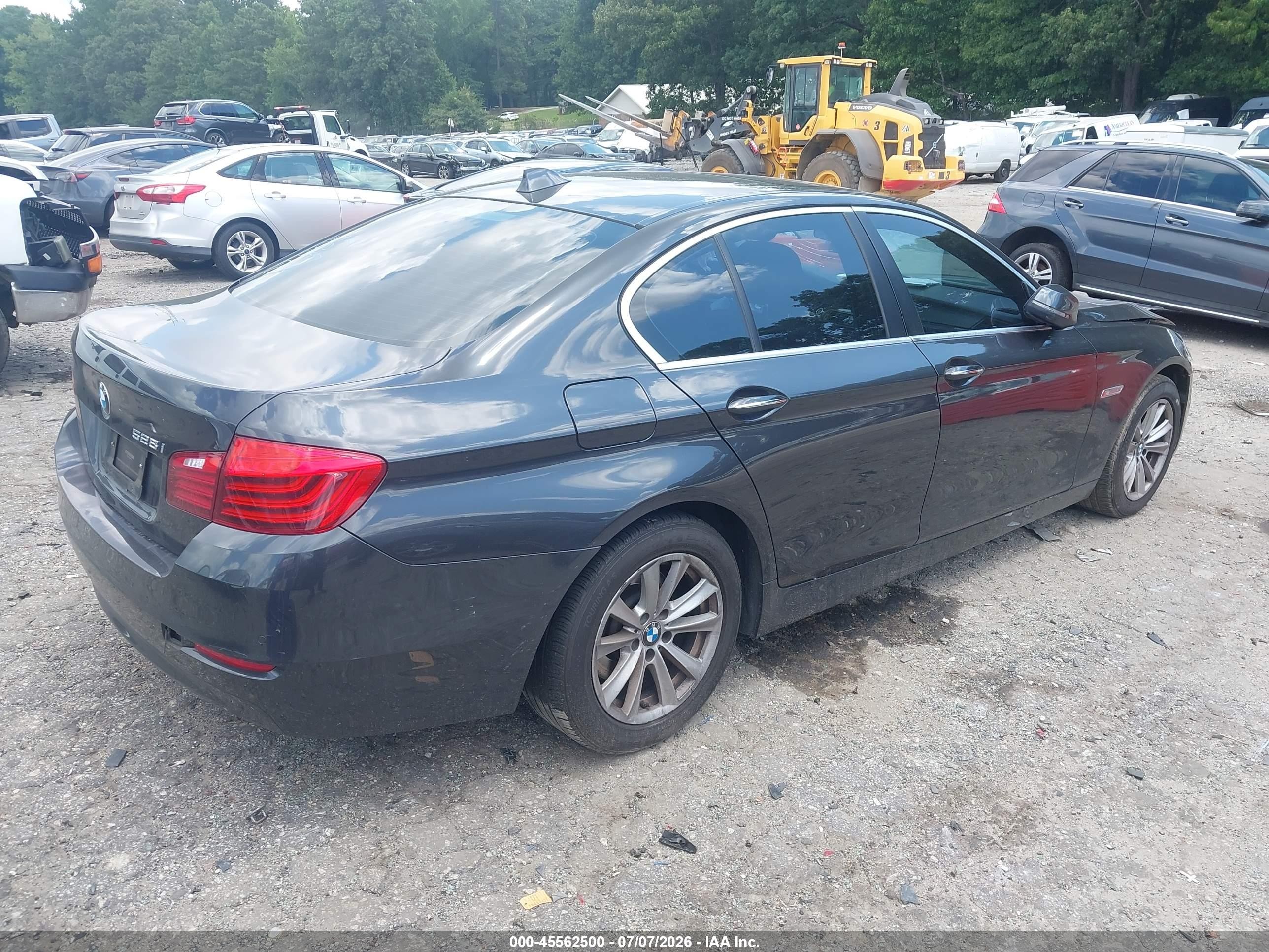 2014 Bmw 528i   Gray vin: WBA5A5C54ED504457