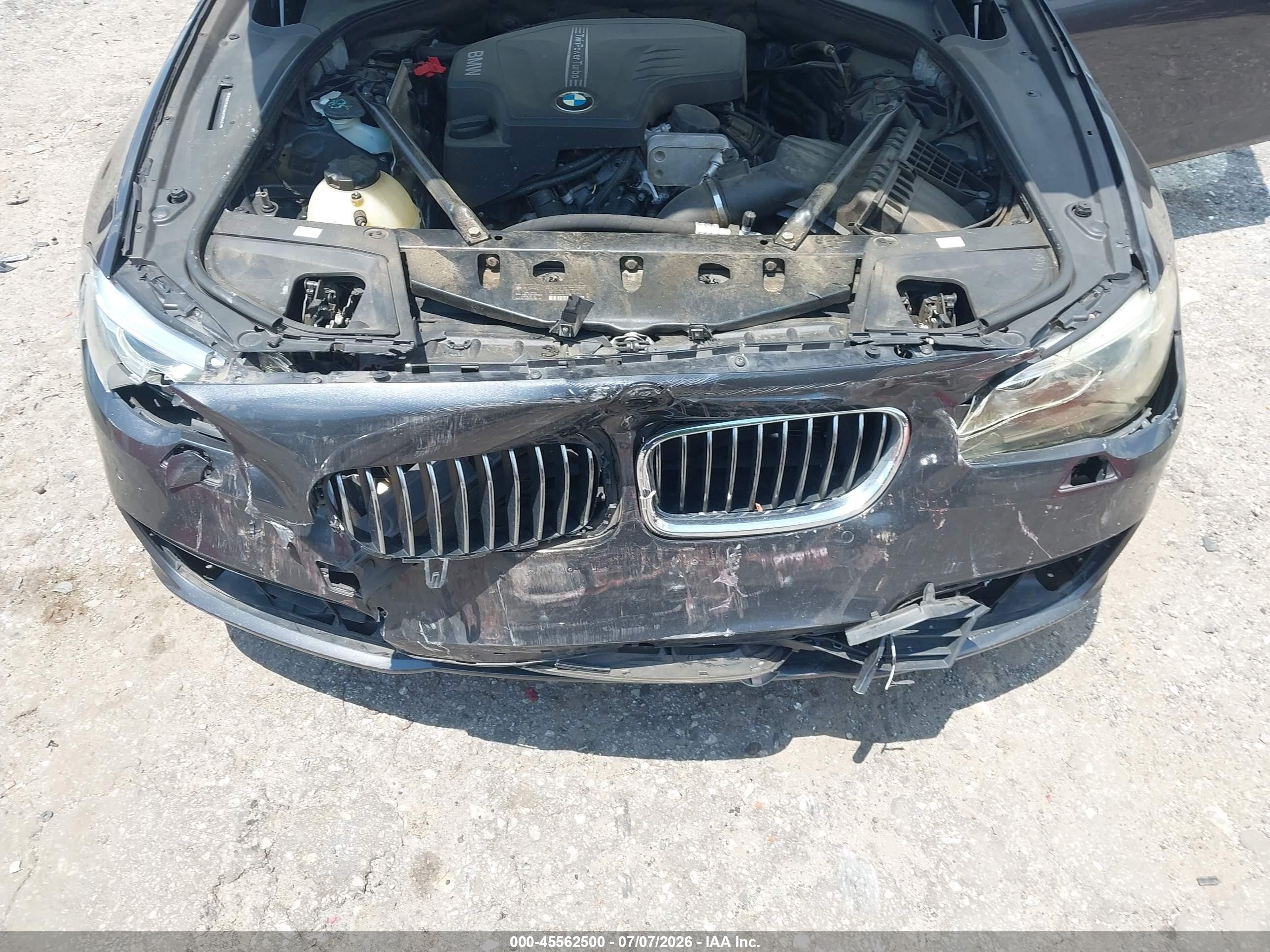 2014 Bmw 528i   Gray vin: WBA5A5C54ED504457