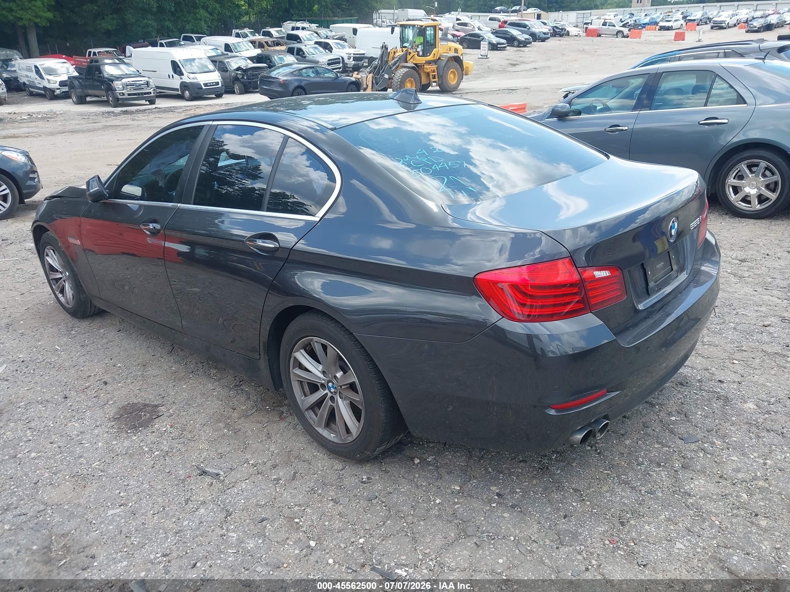 2014 Bmw 528i   Gray vin: WBA5A5C54ED504457