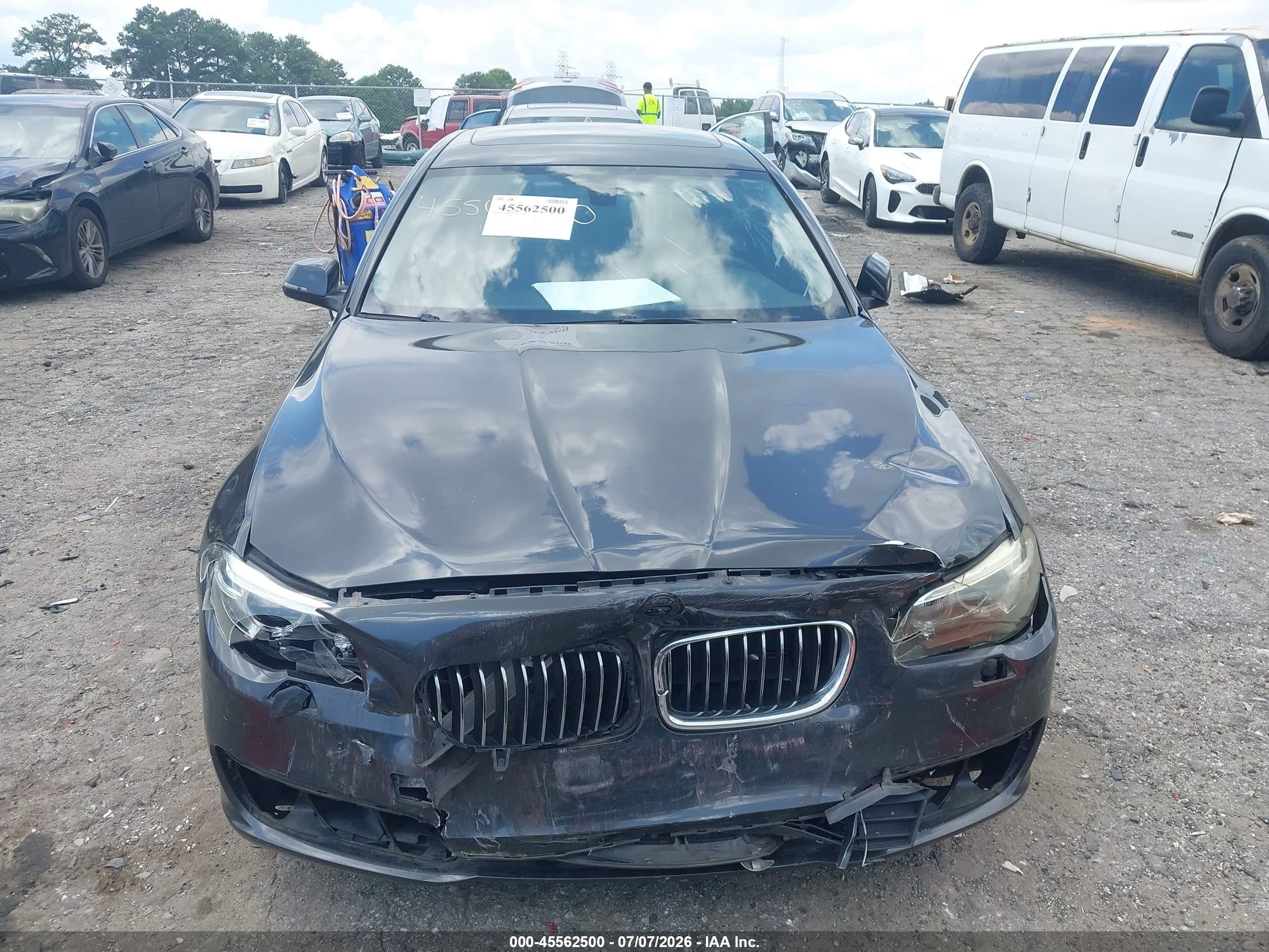 2014 Bmw 528i   Gray vin: WBA5A5C54ED504457