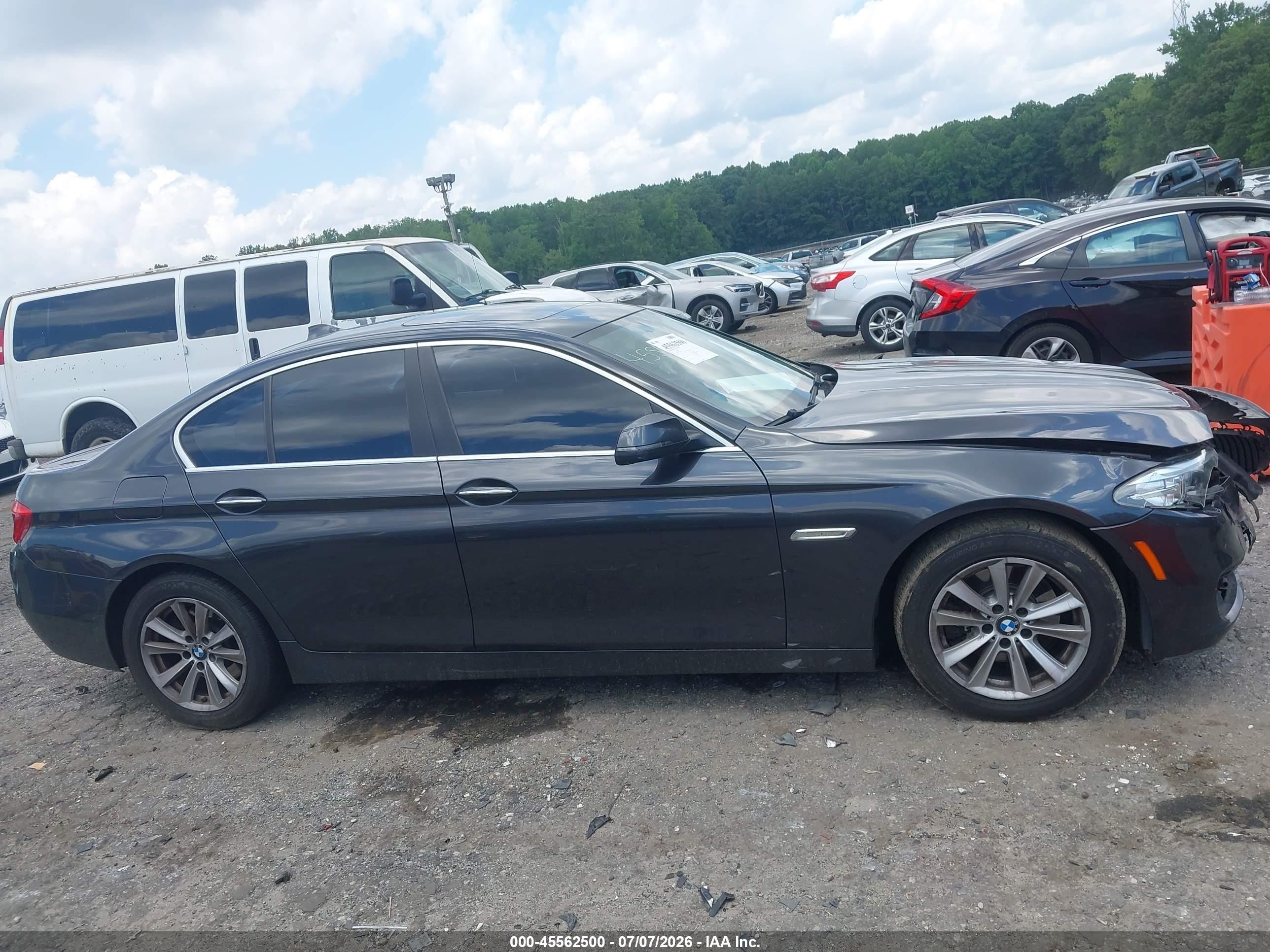 2014 Bmw 528i   Gray vin: WBA5A5C54ED504457