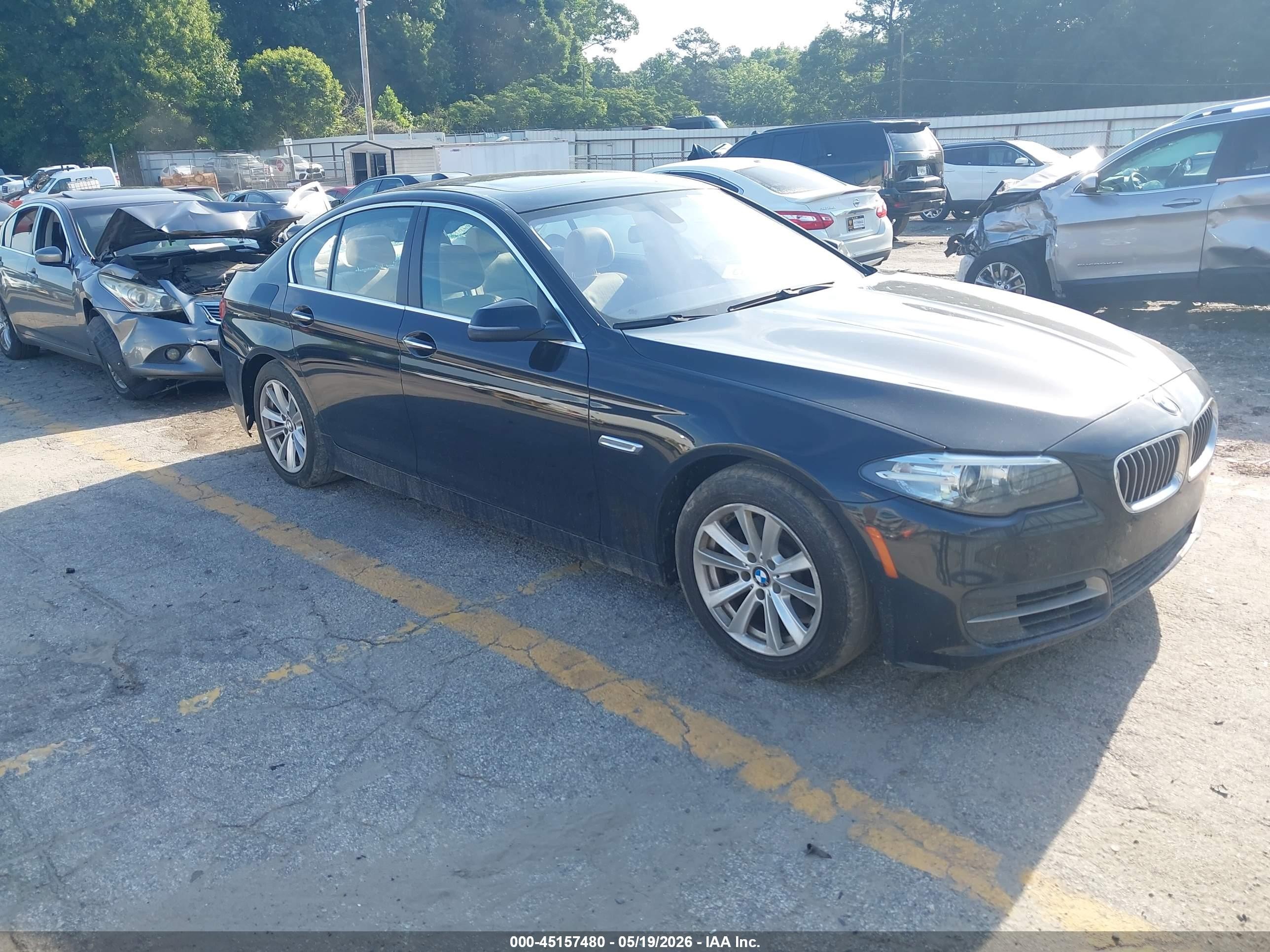 2014 Bmw 528i   Black vin: WBA5A5C54ED504863
