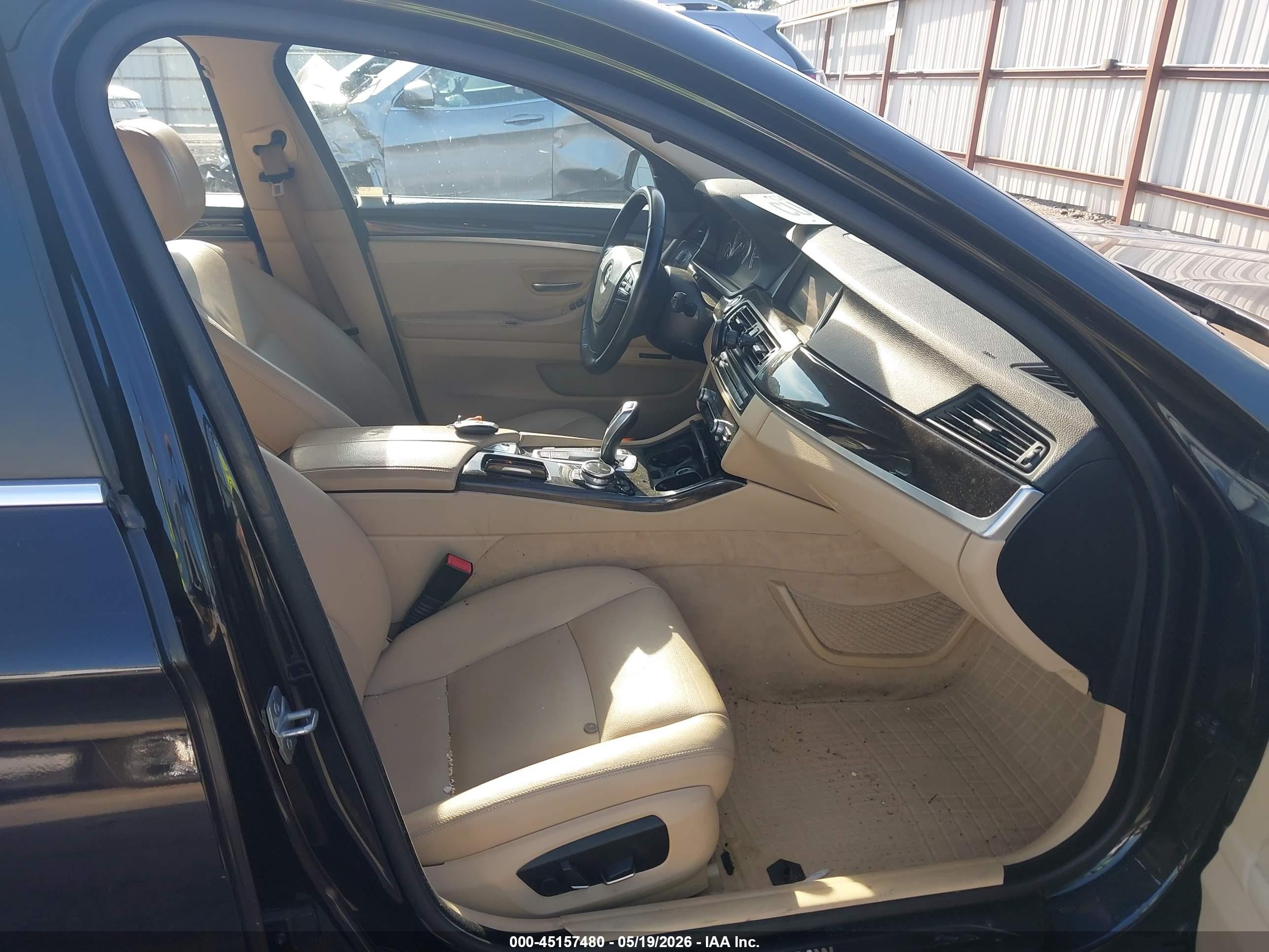 2014 Bmw 528i   Black vin: WBA5A5C54ED504863